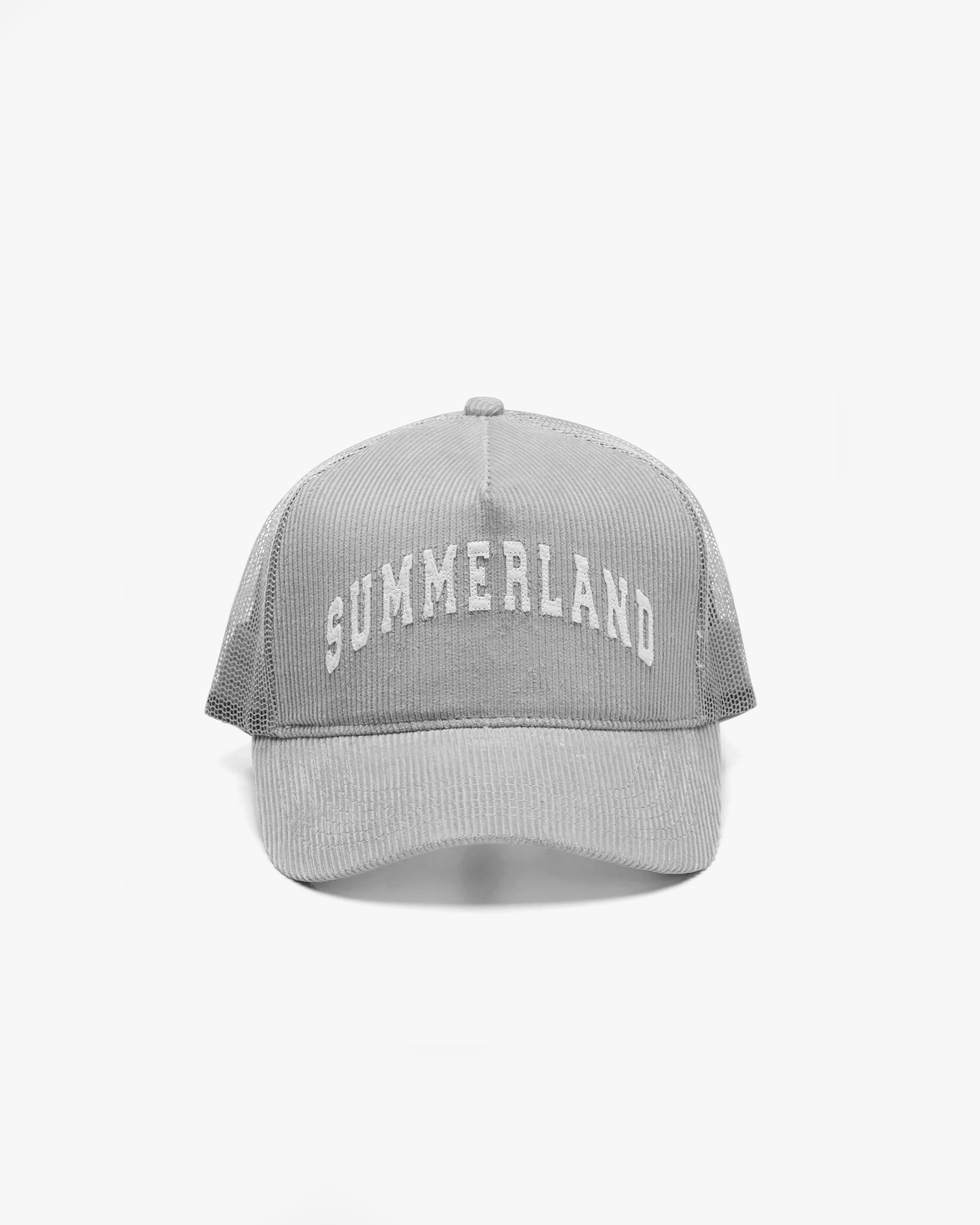 新品NAHMIAS SUMMERLAND コーデュロイ hat Summerland Corduroy Trucker Hat Grey – NAHMIAS