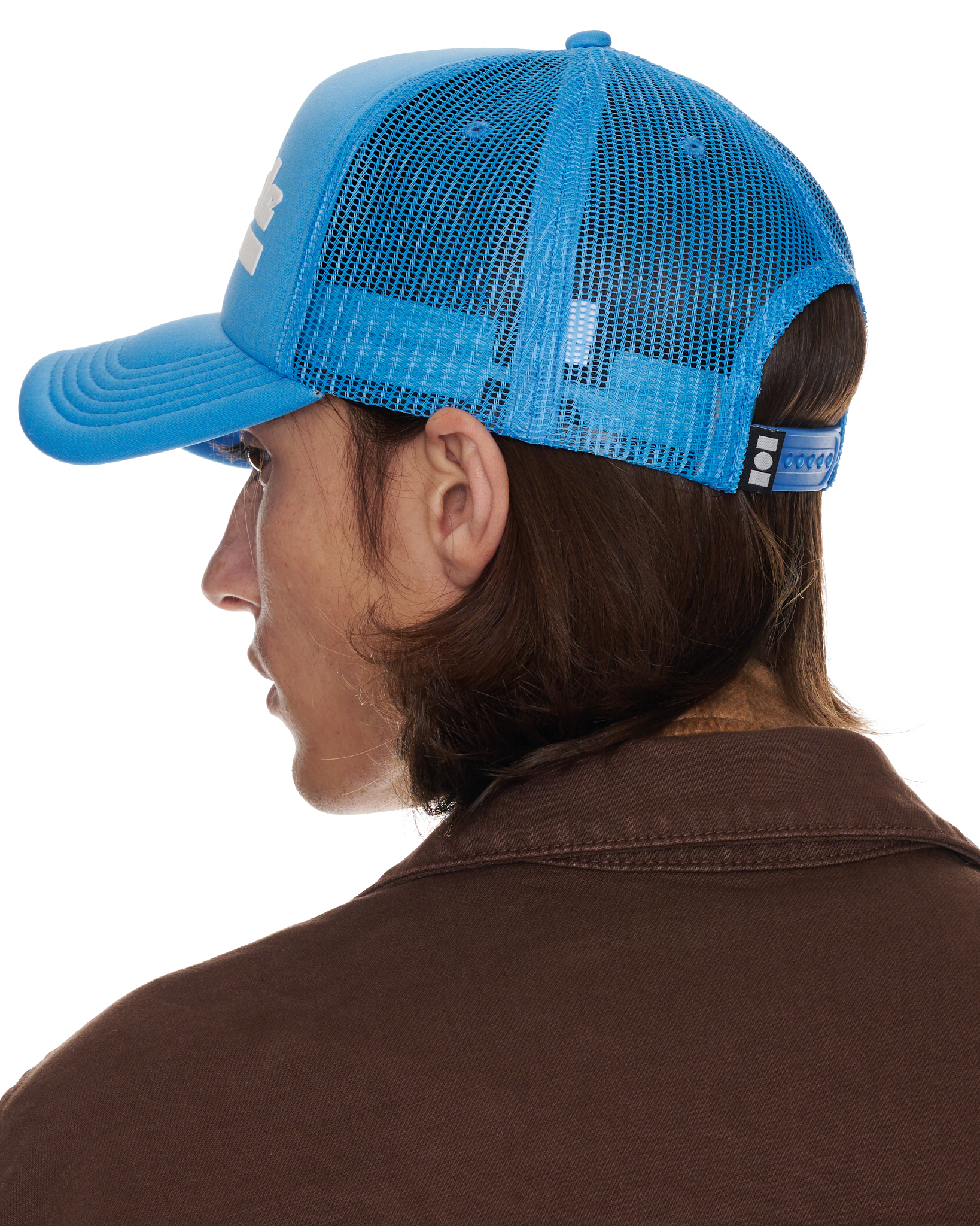 Miracle Vice Foam Trucker Hat in Light Blue