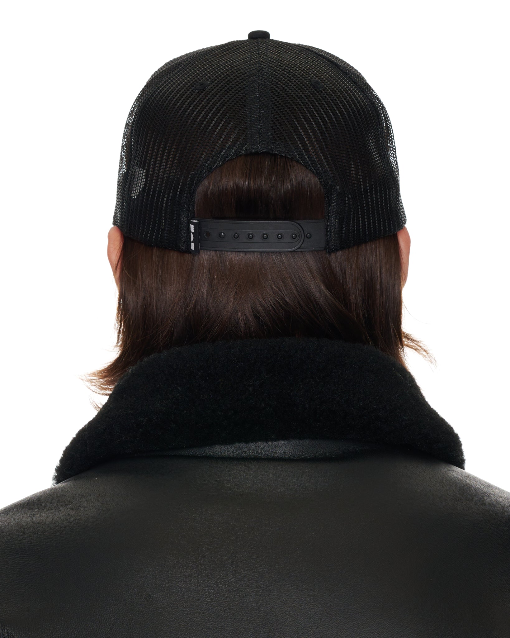 Miracle Academy Trucker Hat in Black on Black