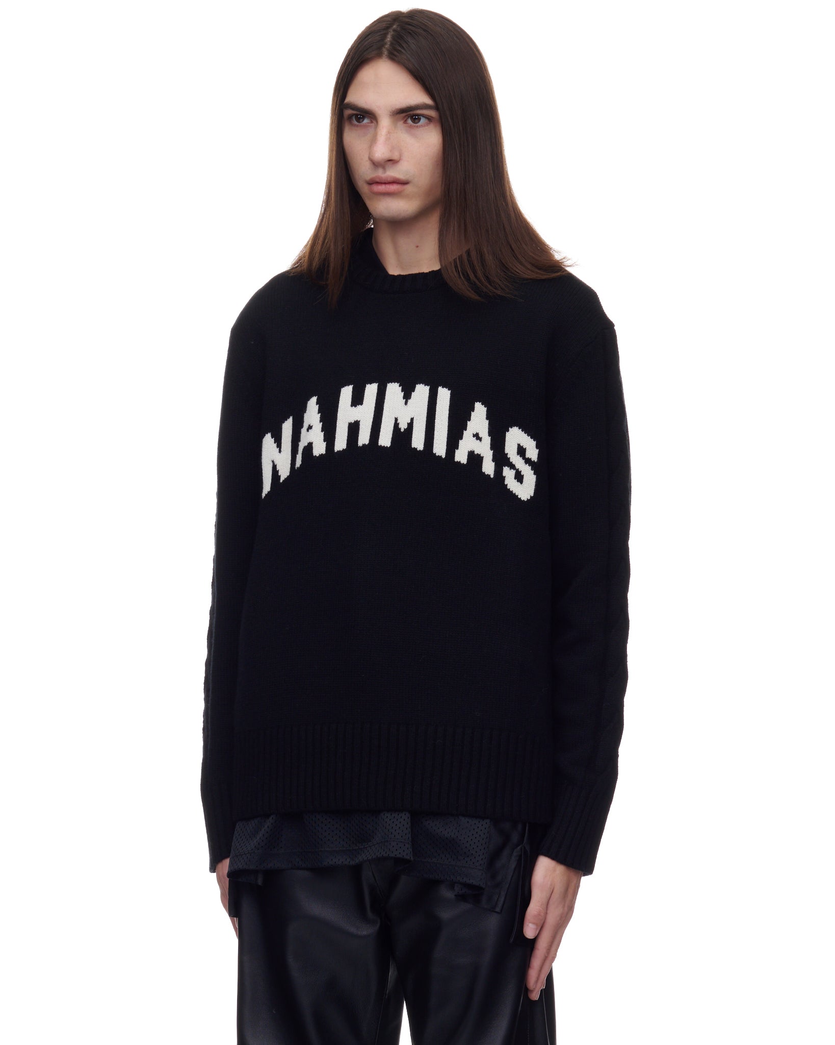NAHMIAS INTARSIA CREWNECK