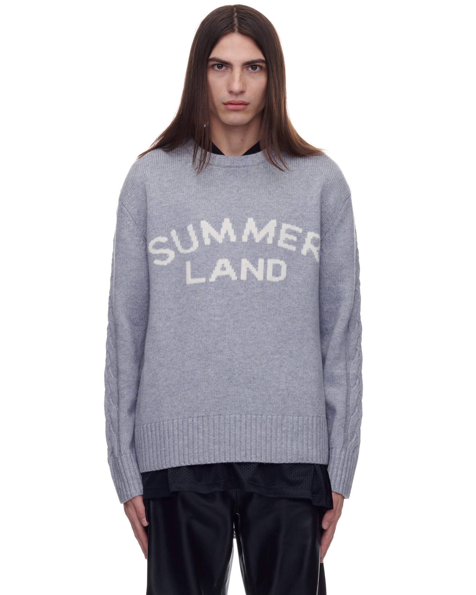 SUMMERLAND INTARSIA CREWNECK
