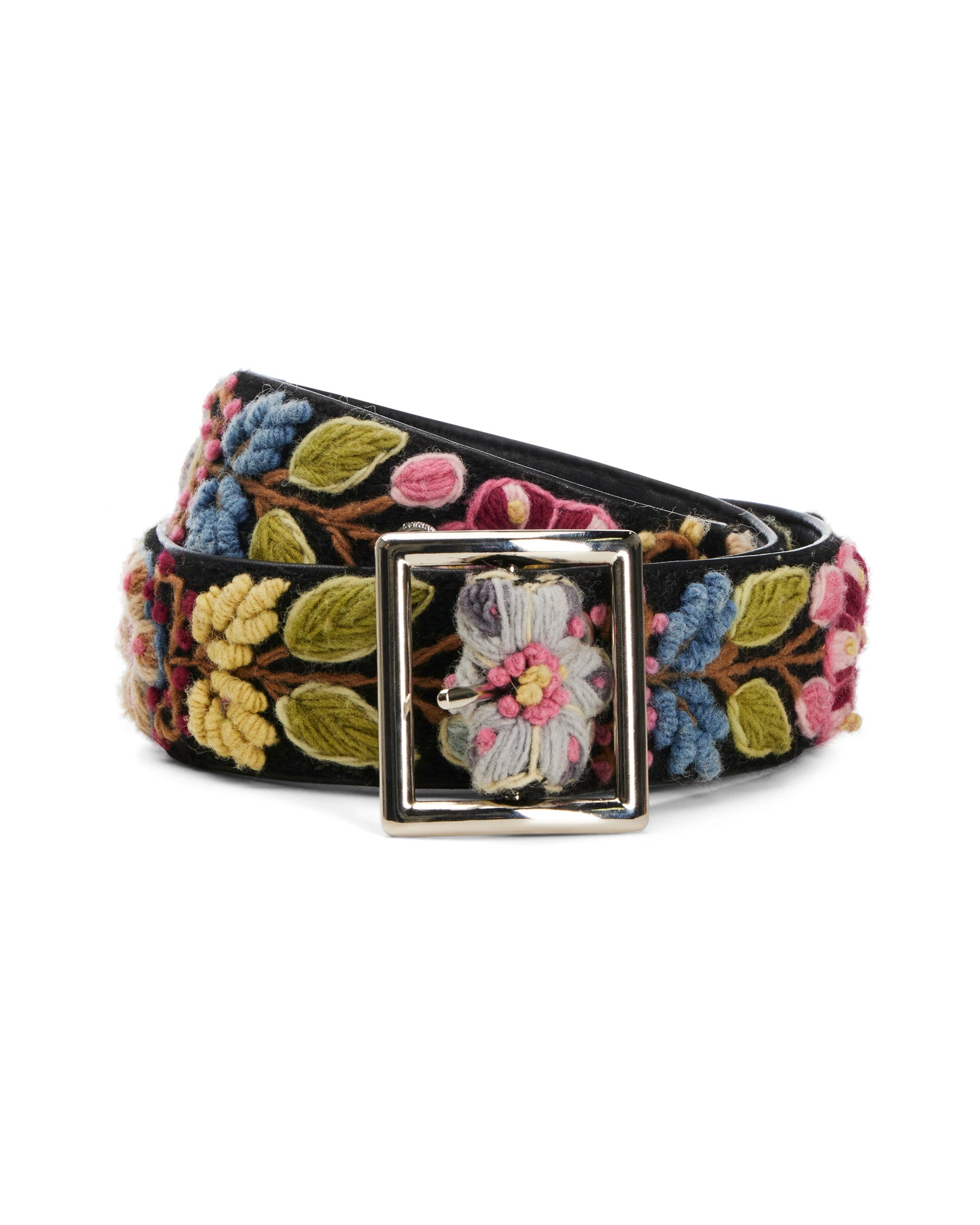 Crochet Floral Belt in Black – NAHMIAS