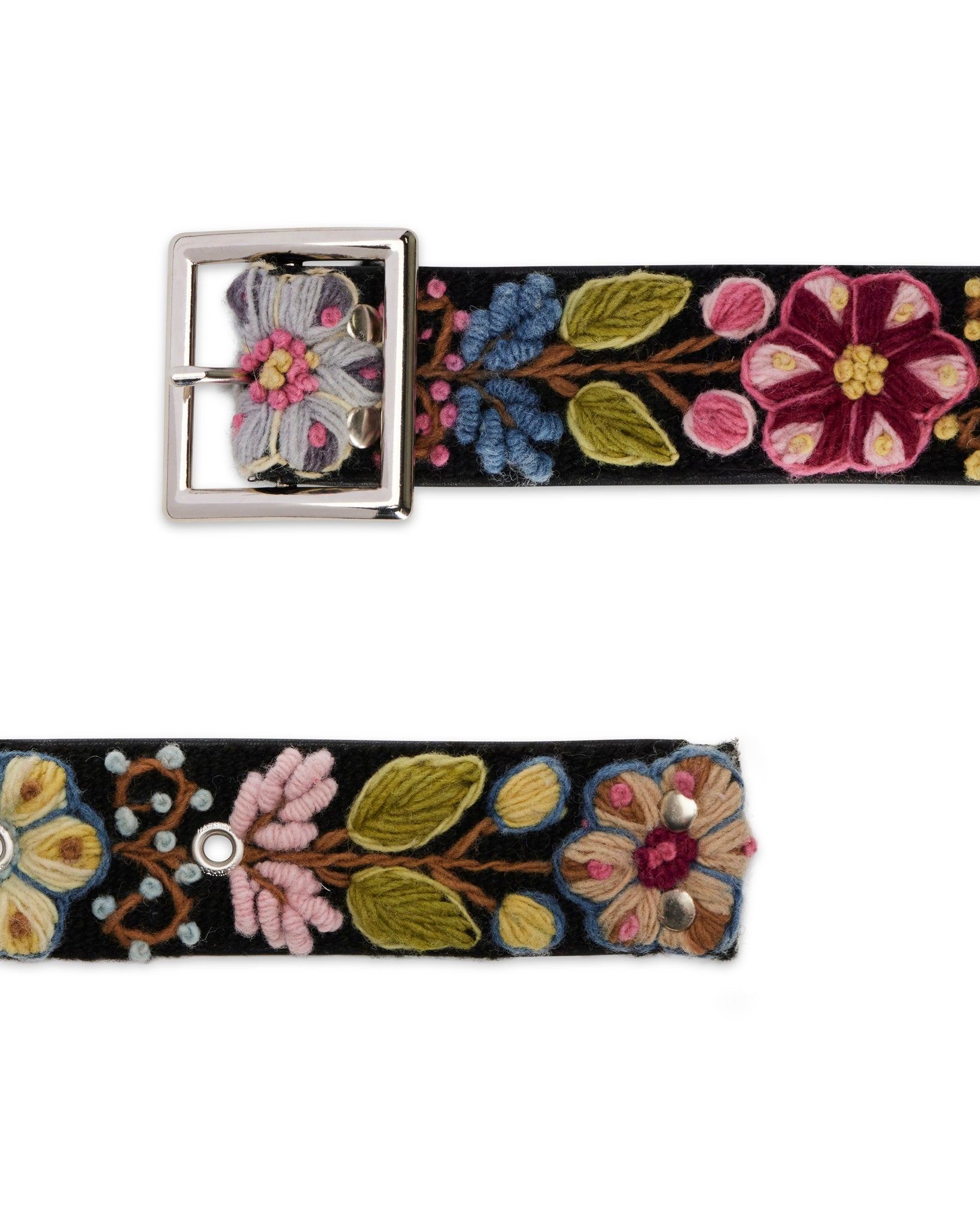 Crochet Floral Belt in Black – NAHMIAS