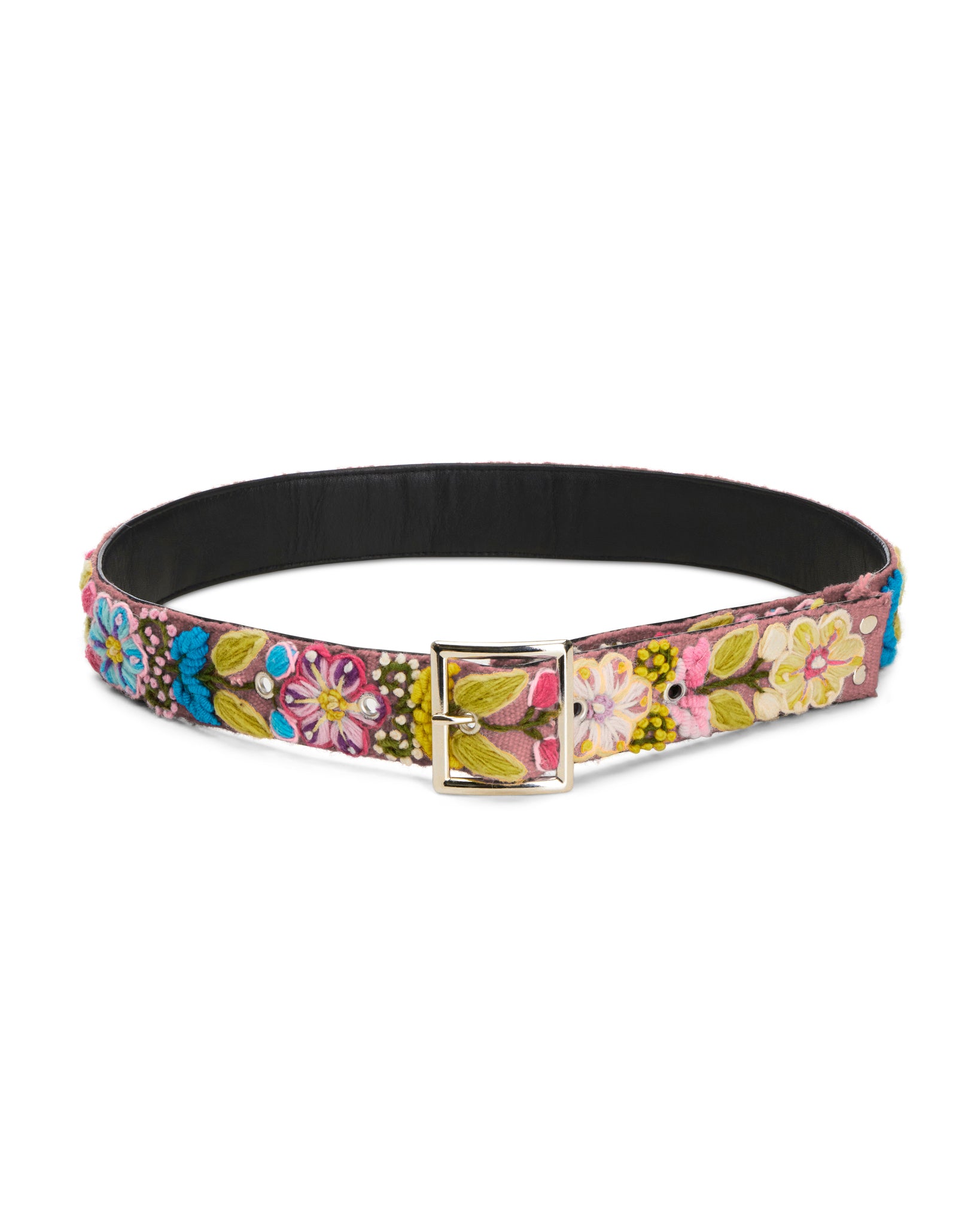 Crochet Floral Belt in Pink – NAHMIAS