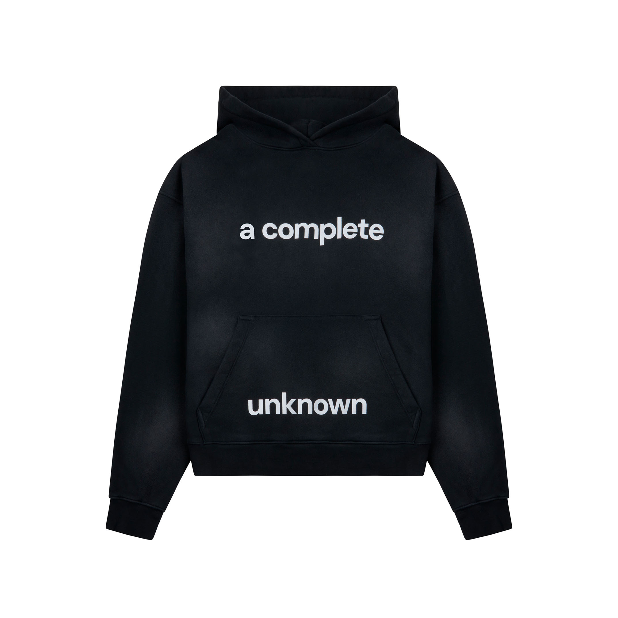 A COMPLETE UNKNOWN HOODIE WORN BLACK