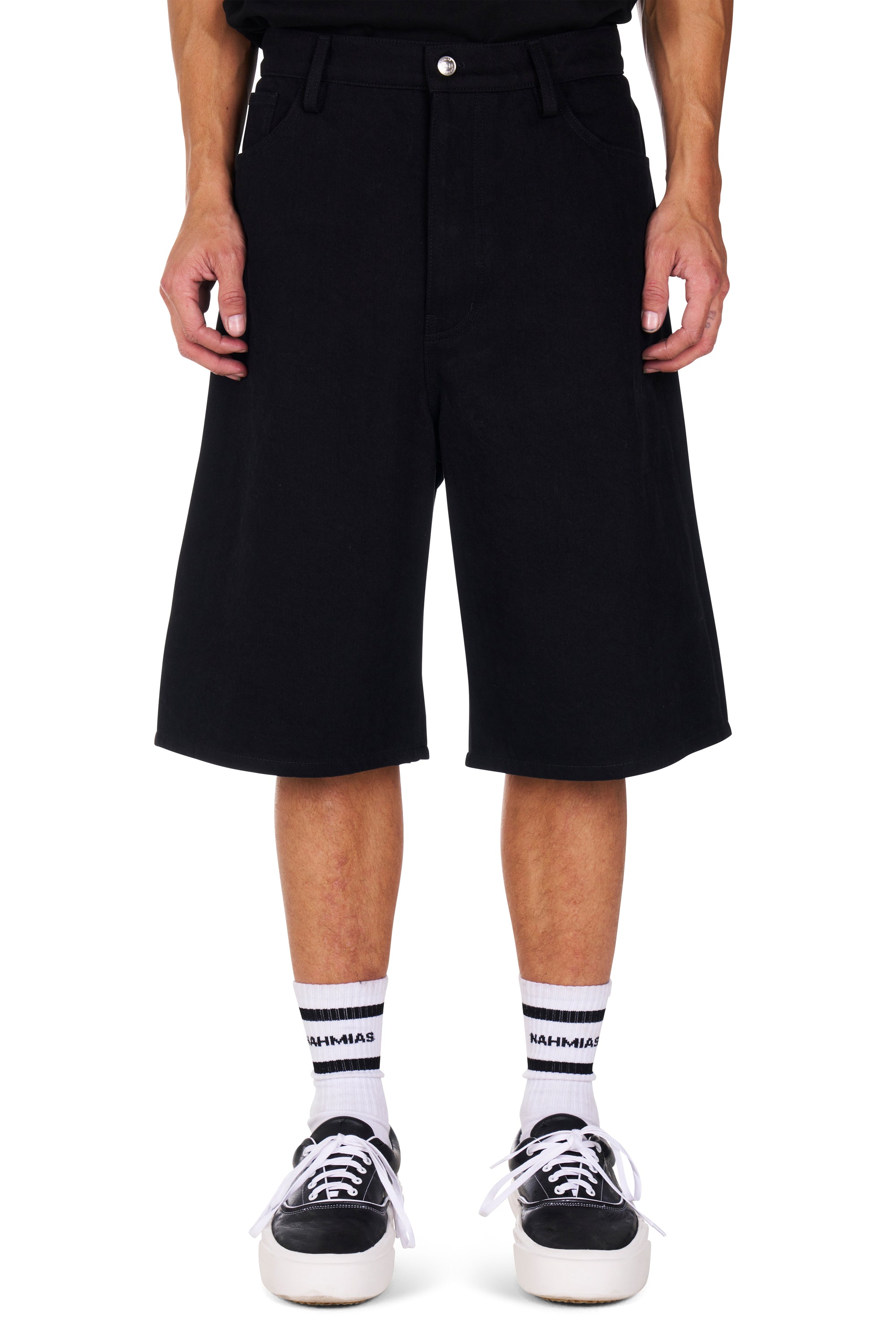 Denim Baggy Carpenter Shorts