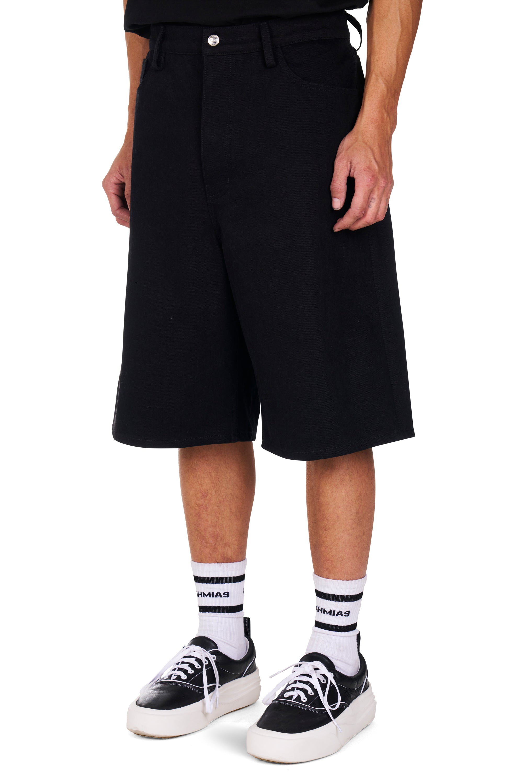 Denim Baggy Carpenter Shorts