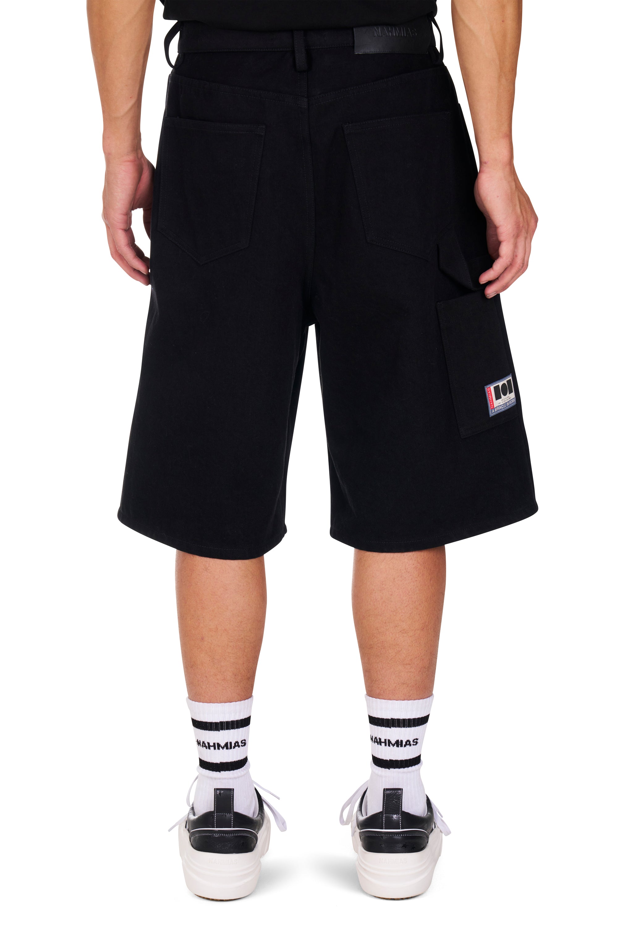 Denim Baggy Carpenter Shorts