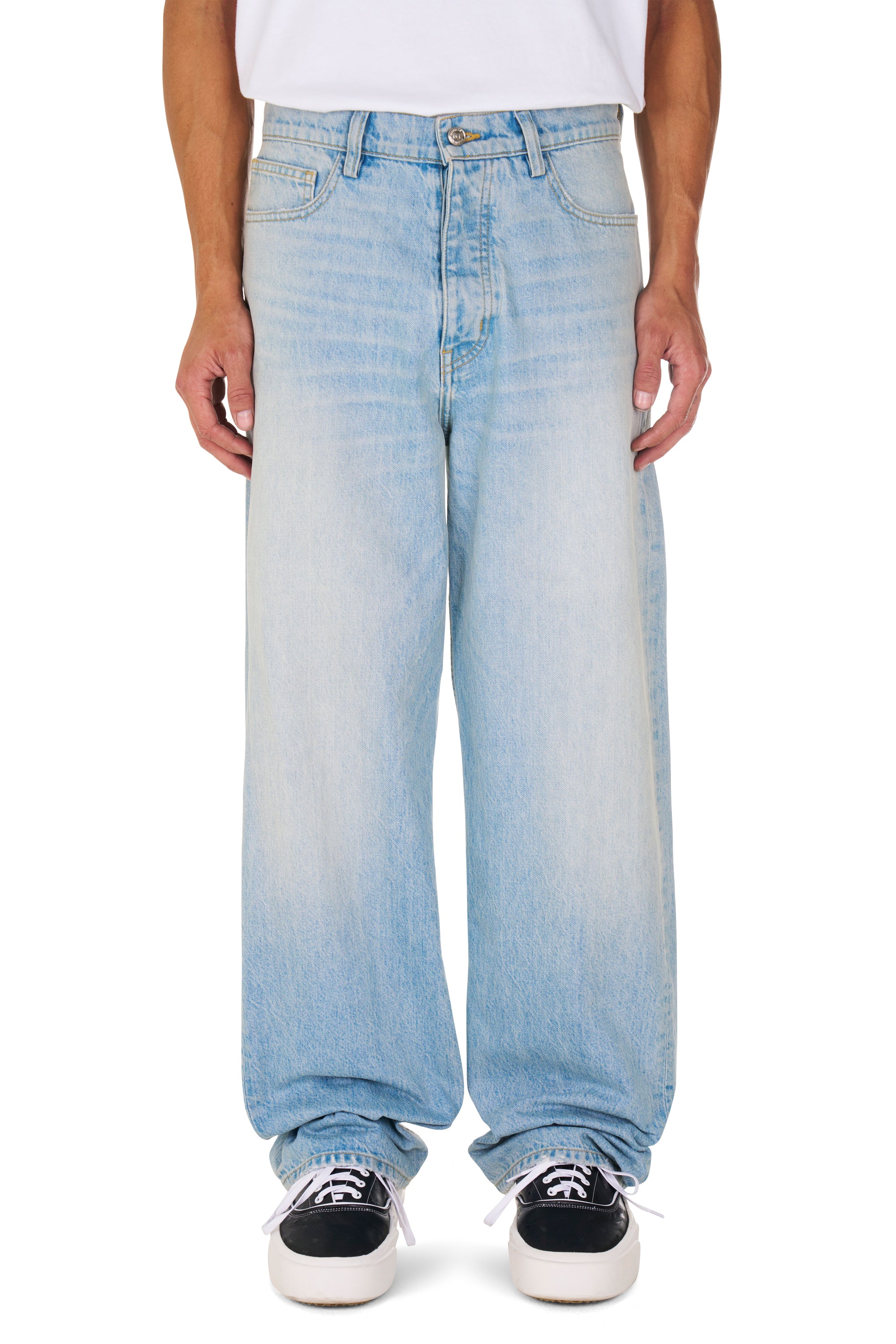 Light Wash Baggy Jeans