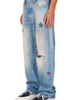 Bandaid Baggy Jeans