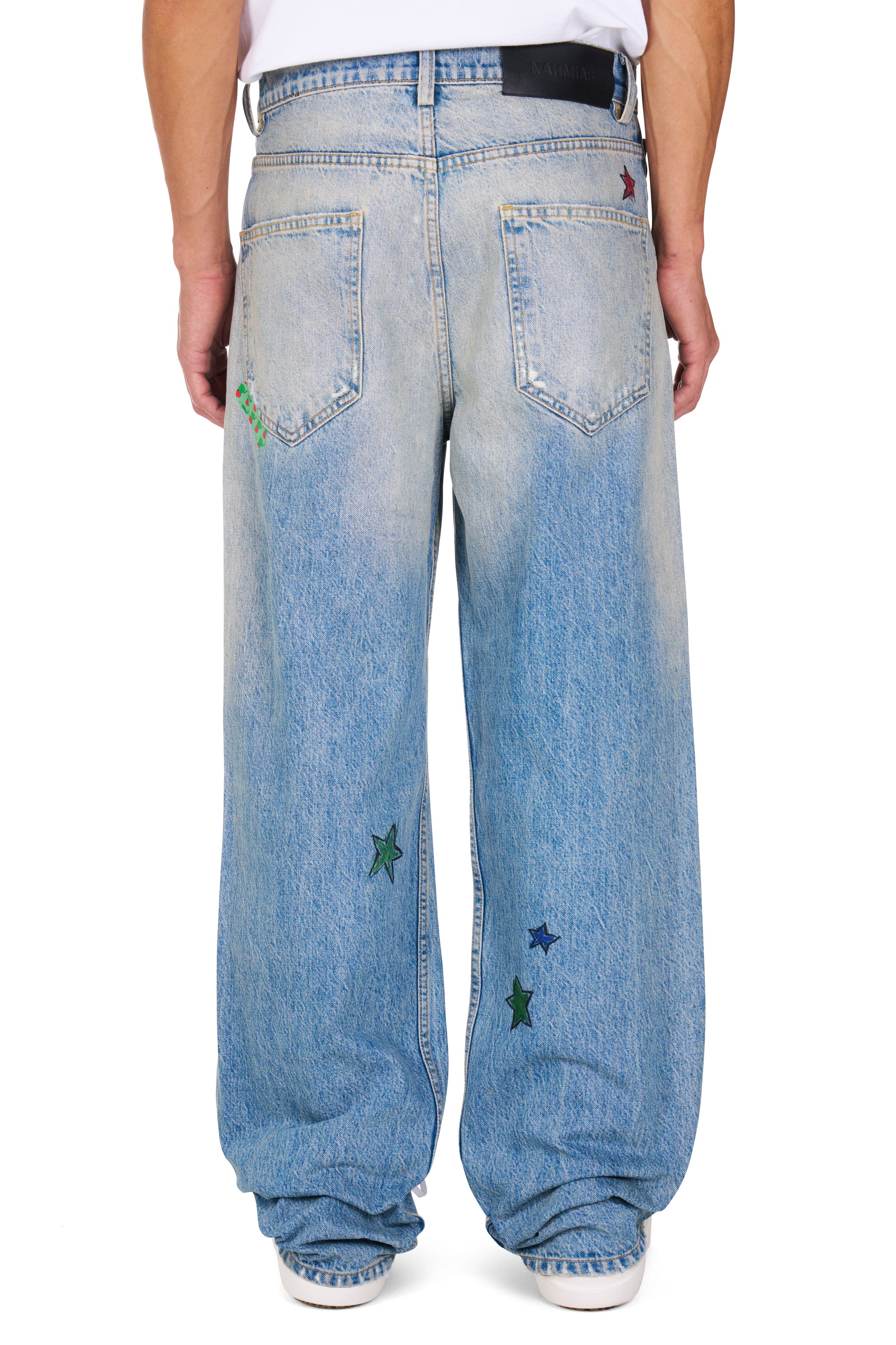 Bandaid Baggy Jeans