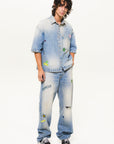 Bandaid Baggy Jeans