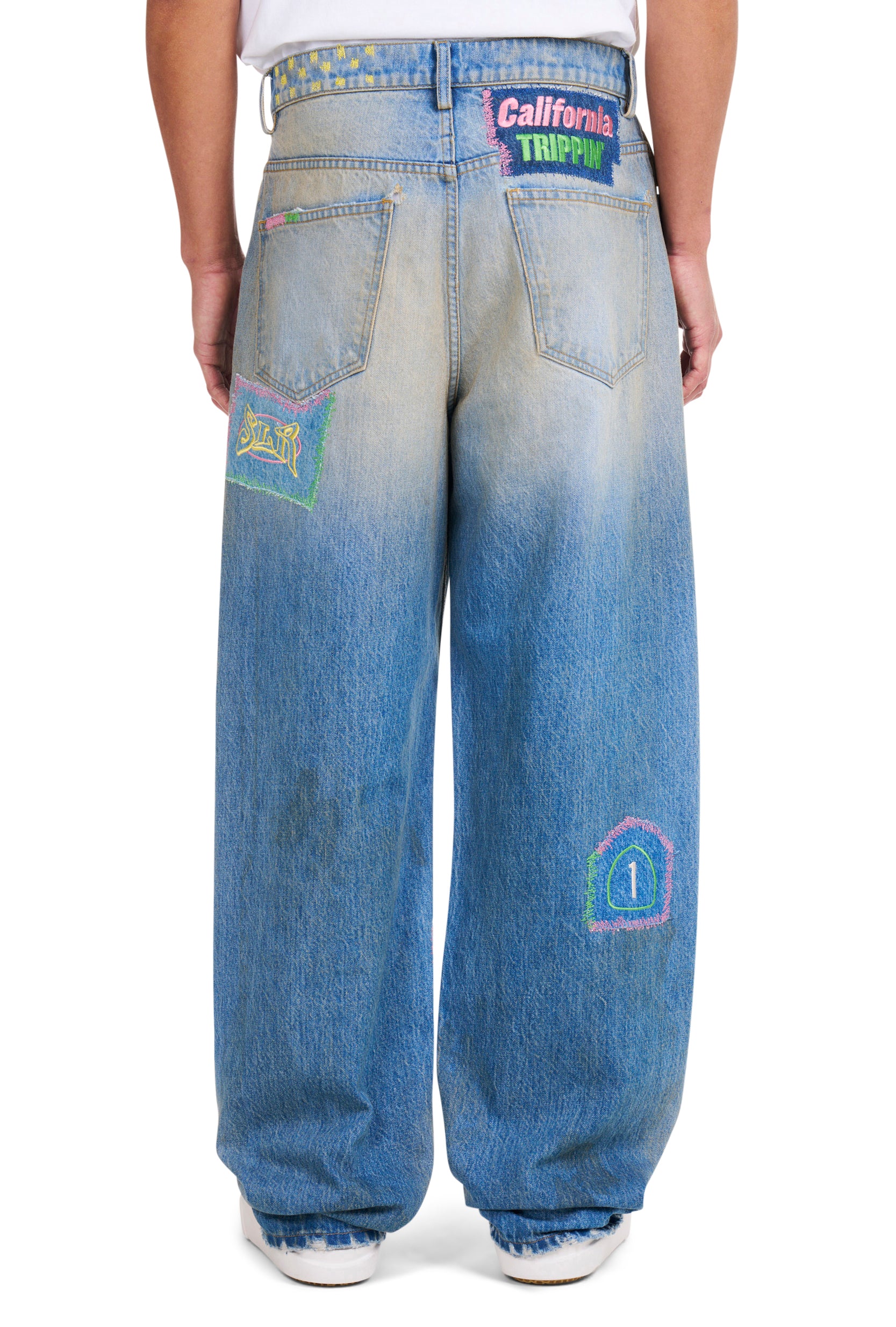 Moto Patch Jeans – NAHMIAS