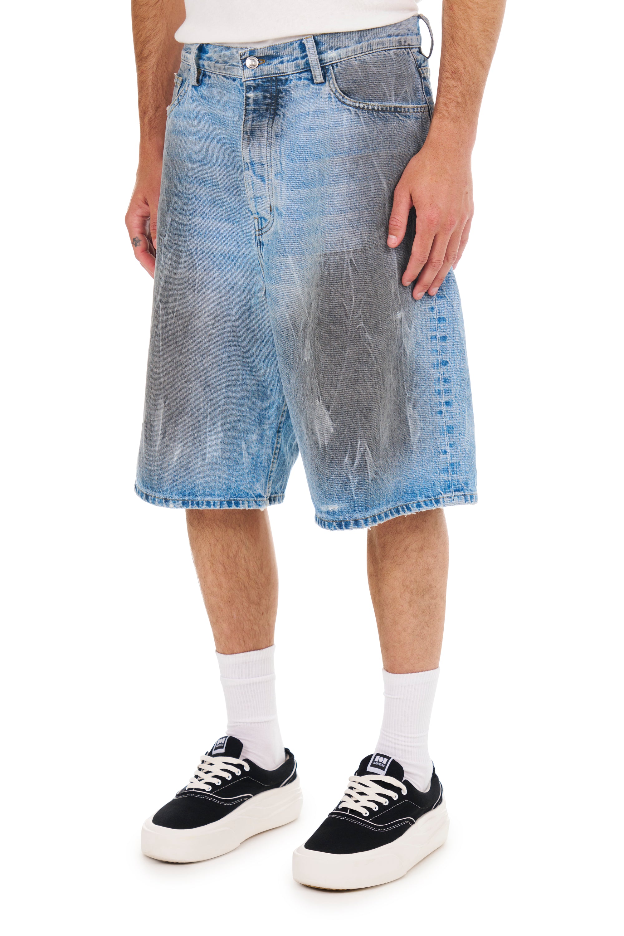 Thrashed Baggy 5 Pocket Shorts