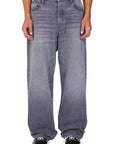 Grey Wash Baggy Jeans