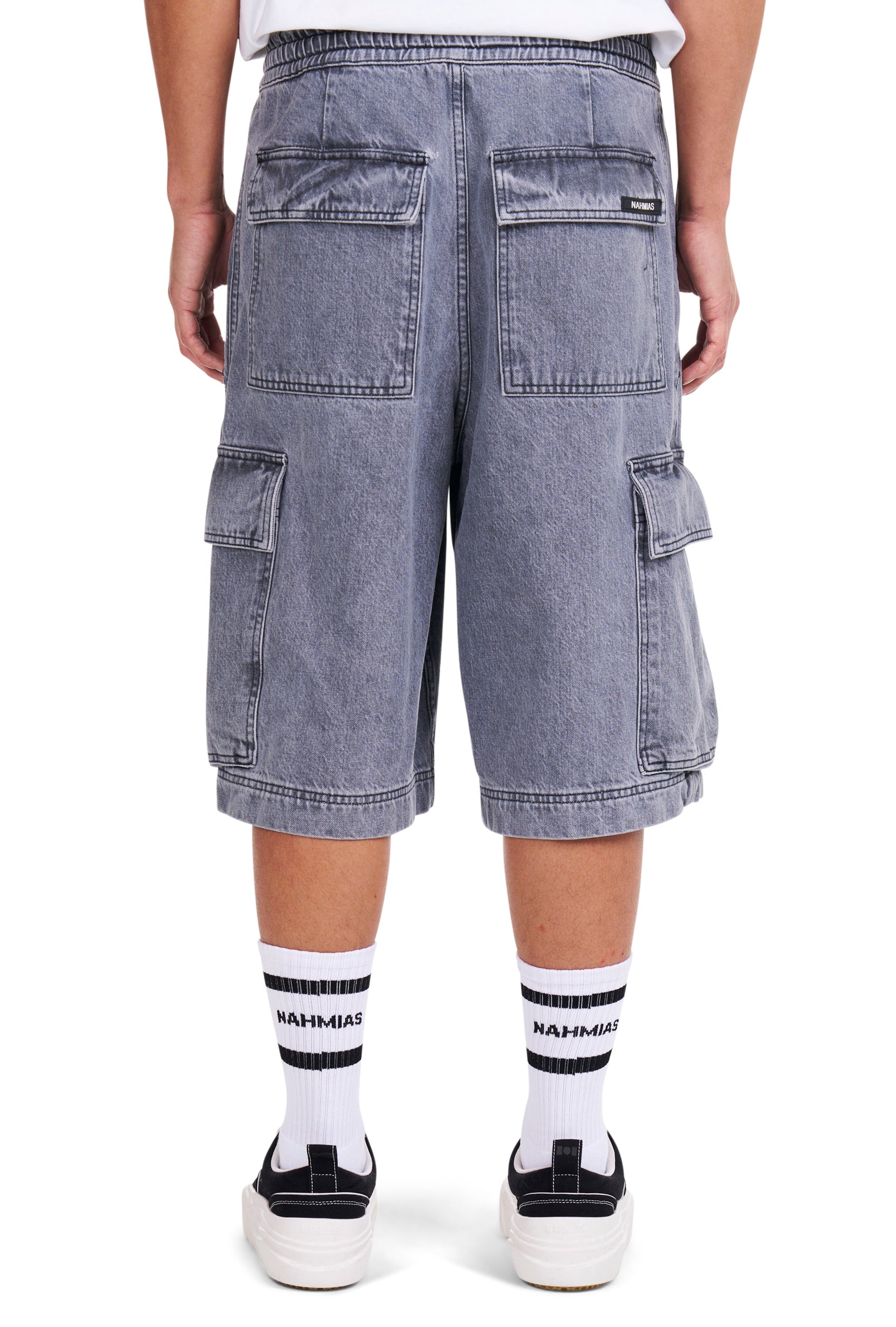 Washed Pleated Cargo Shorts – NAHMIAS