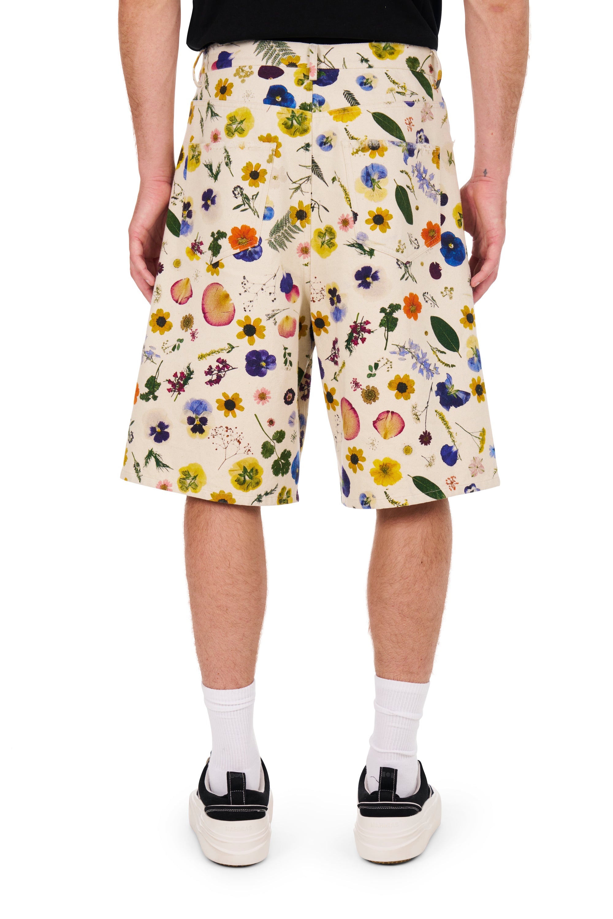 Floral Baggy 5 Pocket Shorts