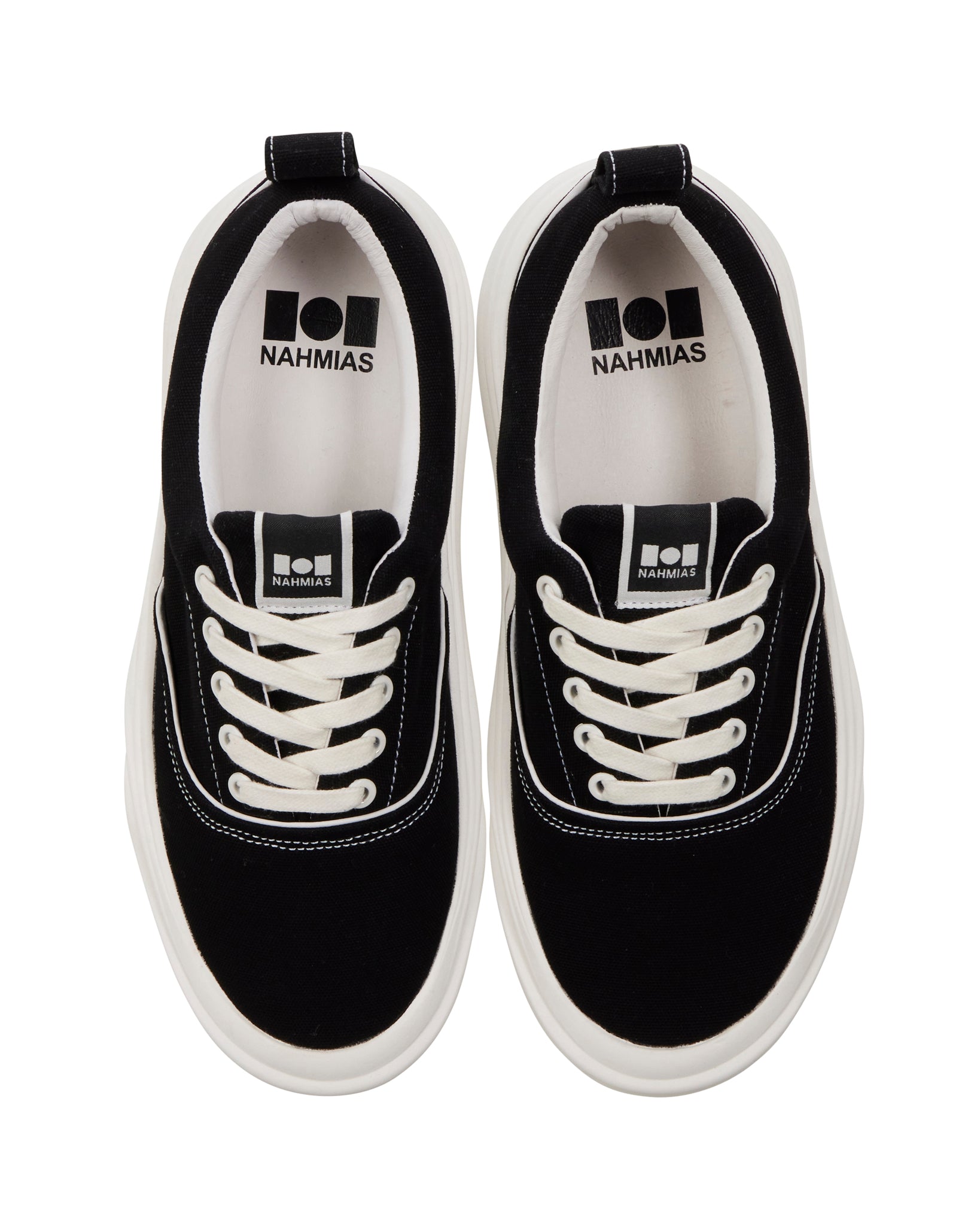 Ollie Canvas Sneaker in Black