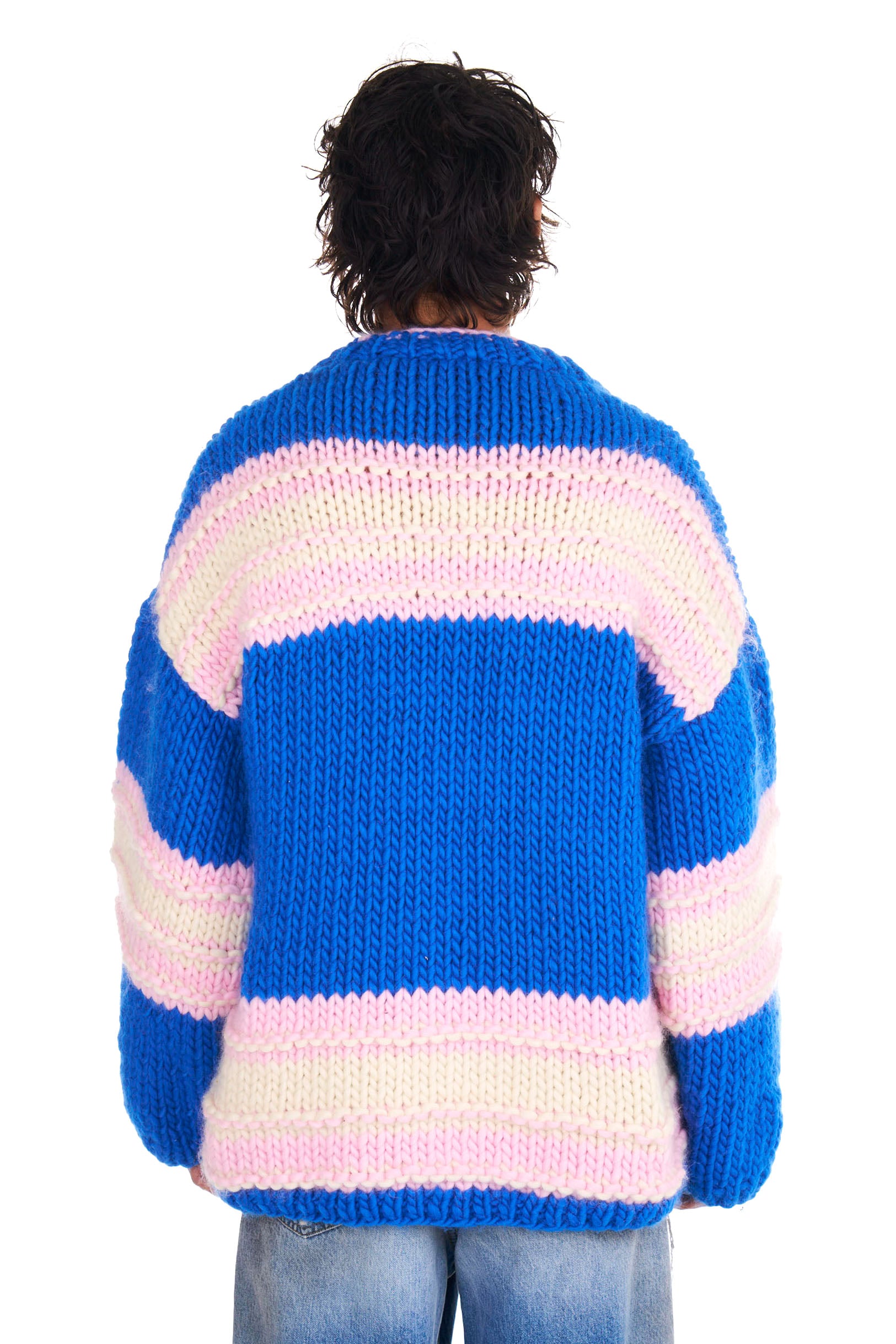 Knit Hockey Jersey in Azul – NAHMIAS