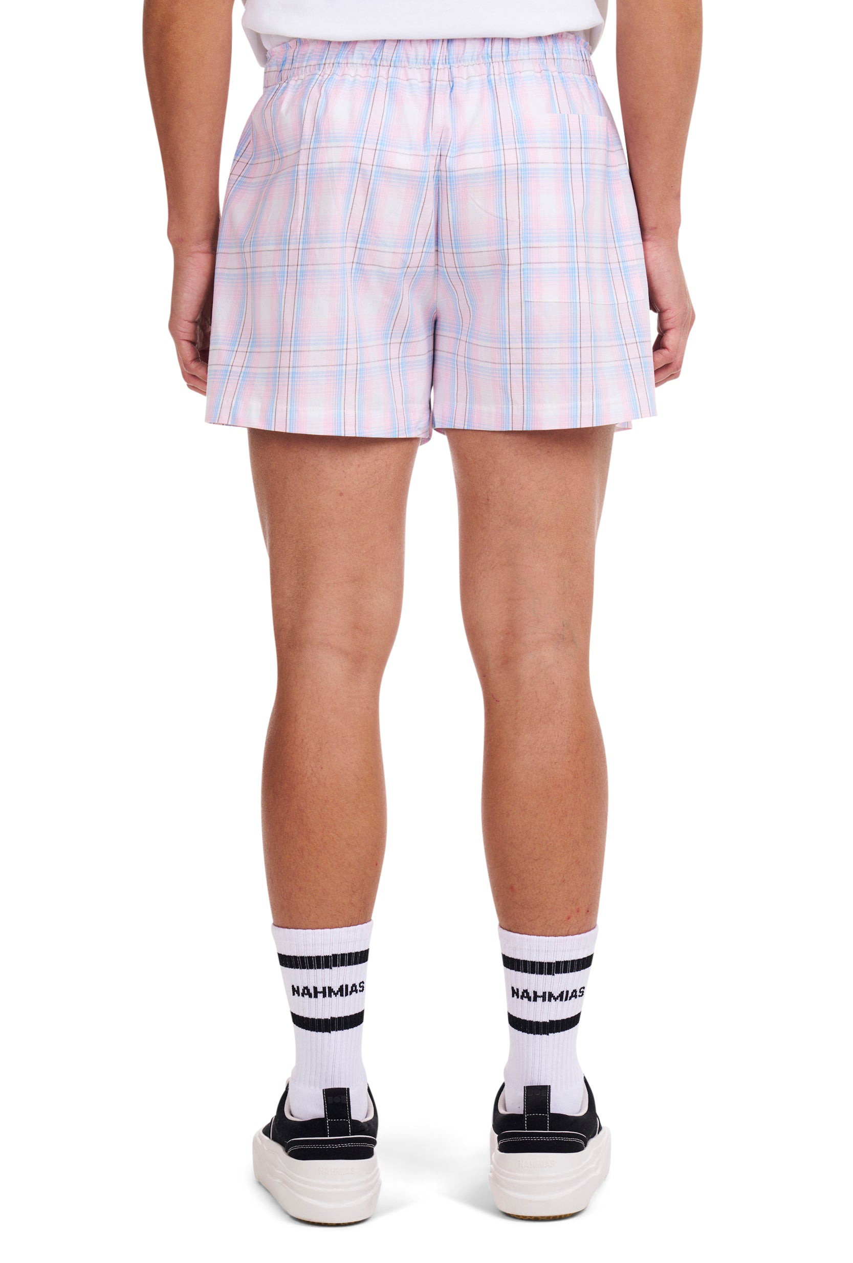 Plaid Pink Boxer Shorts