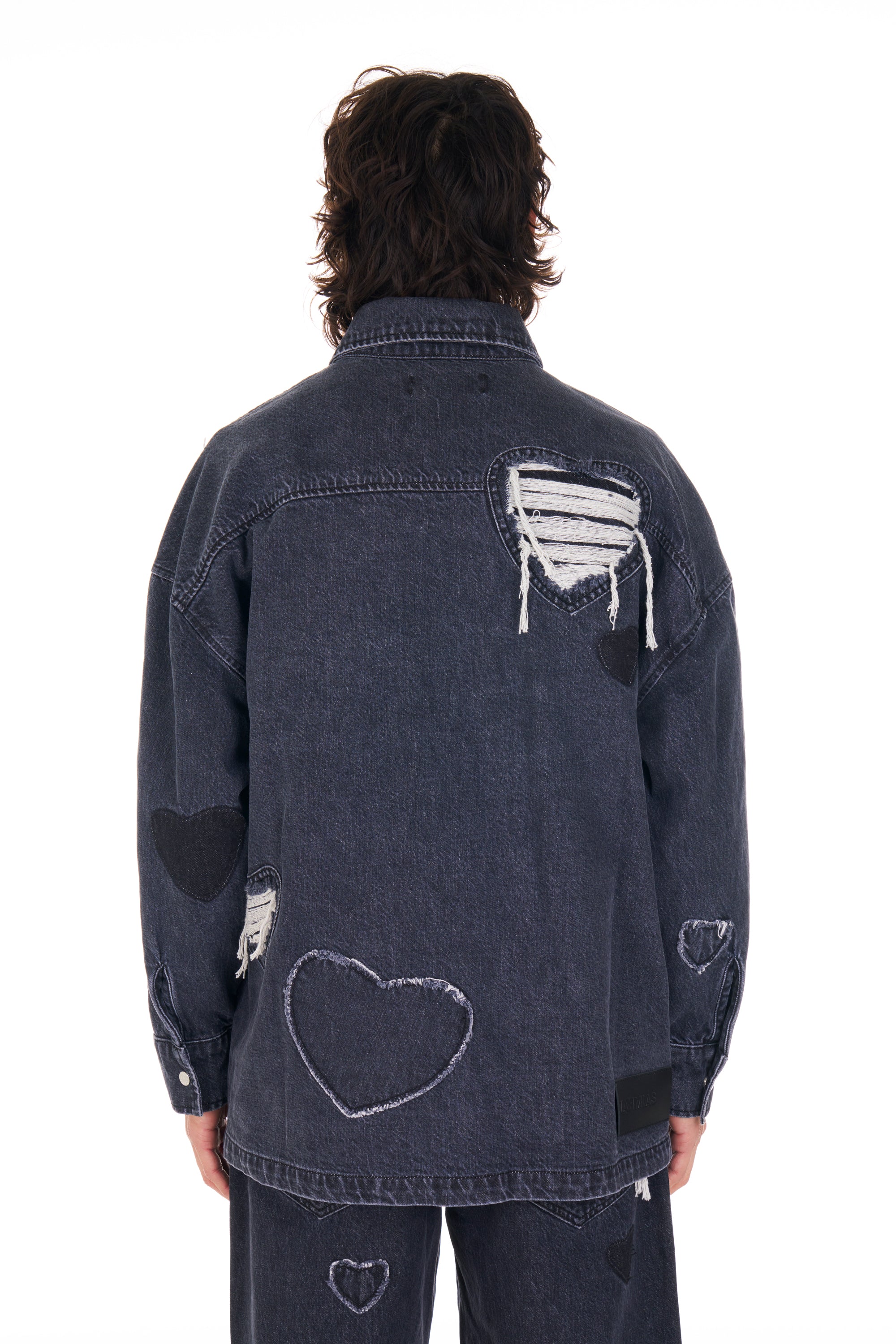 Heart Patchwork L/S Shirt