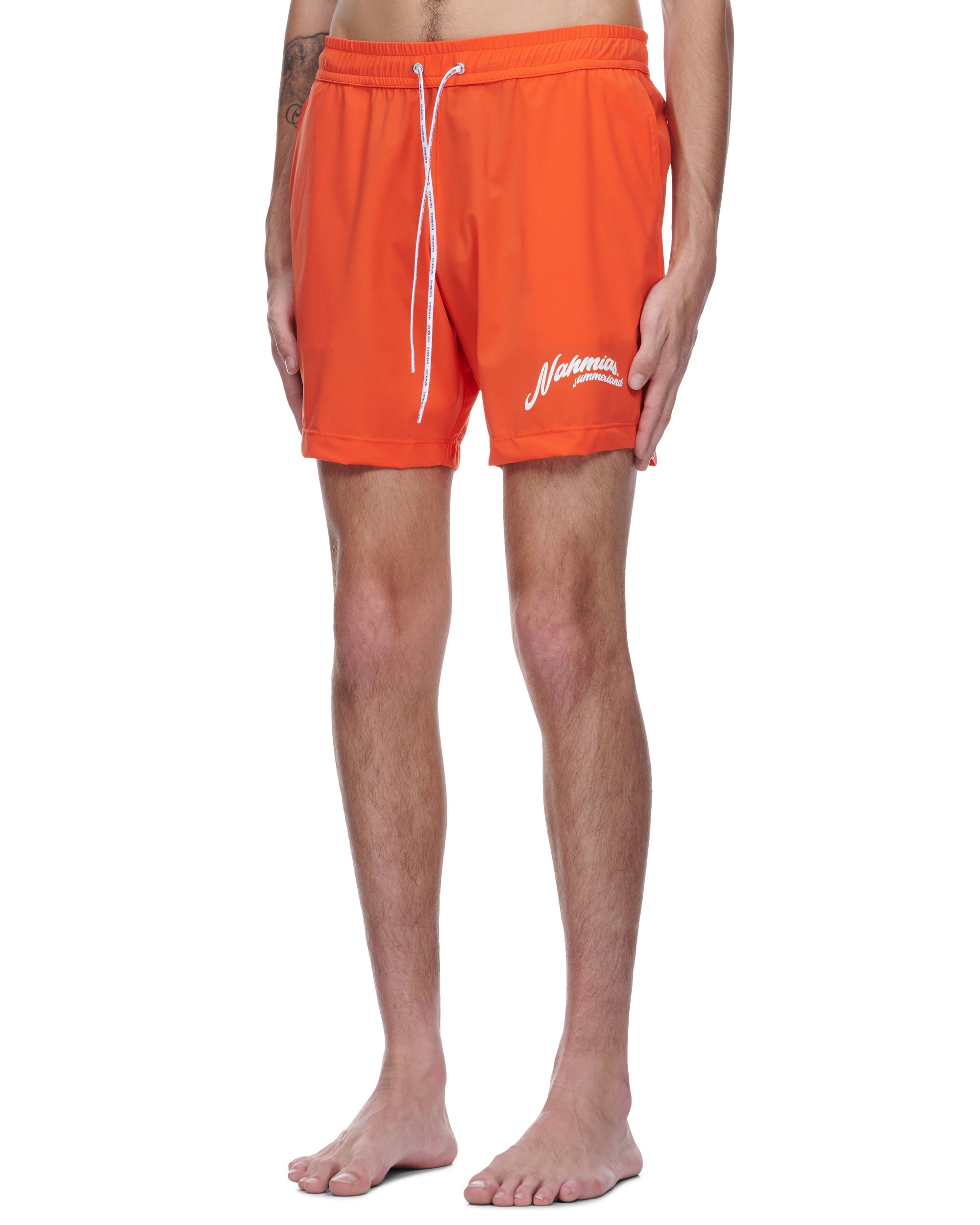 Nahmias Summerland Swim Trunks in Orange