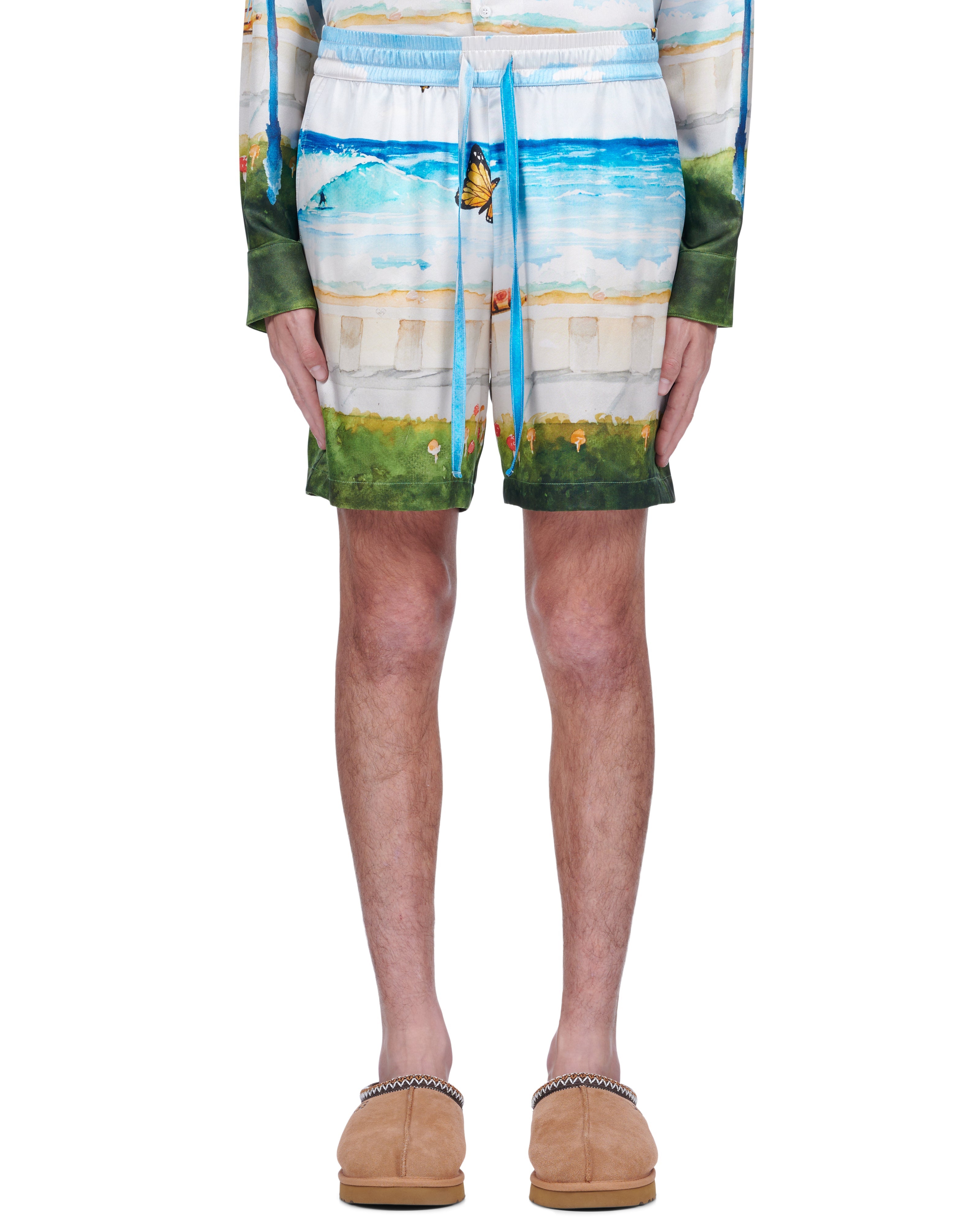Butterfly Beach Silk Shorts