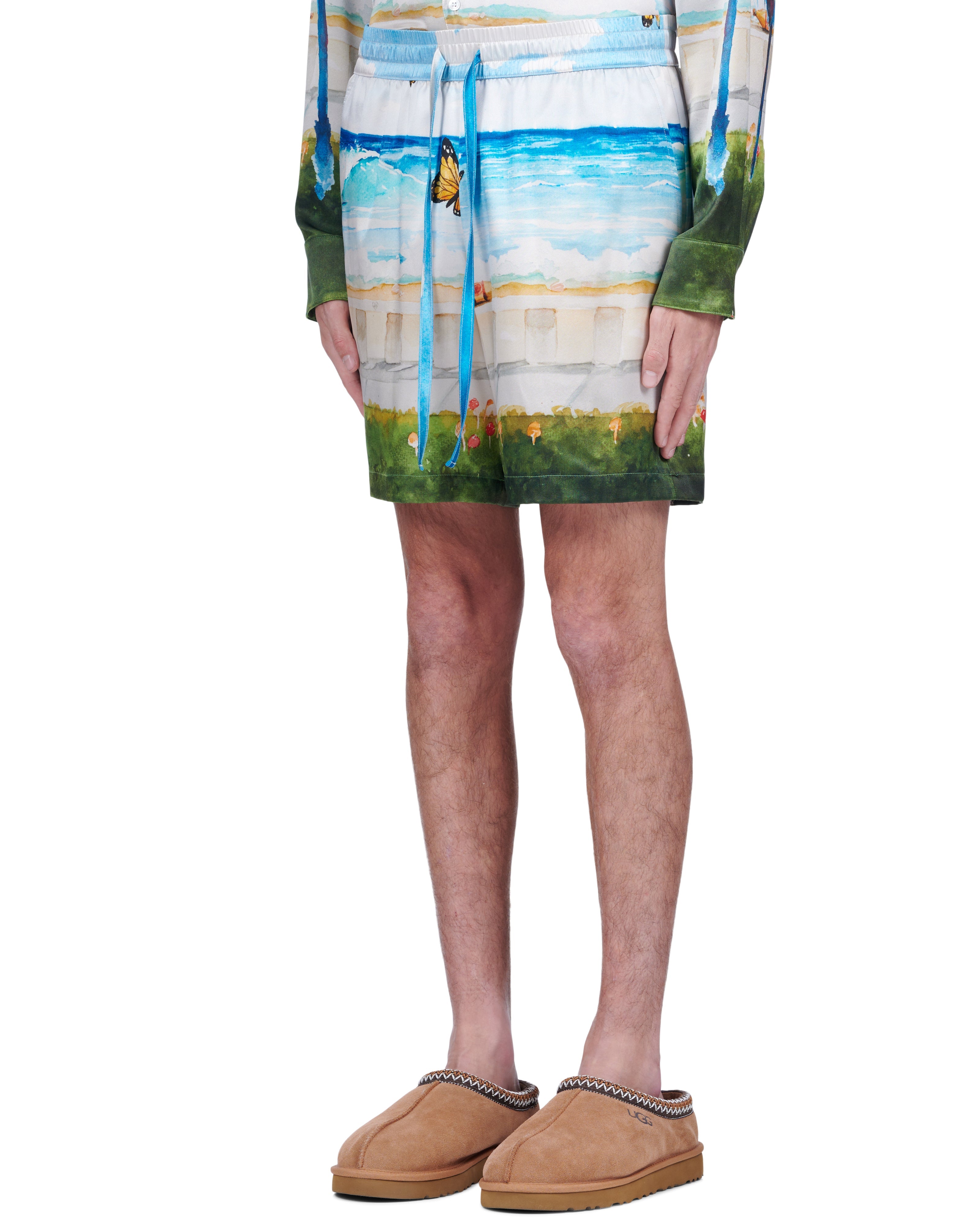 Butterfly Beach Silk Shorts