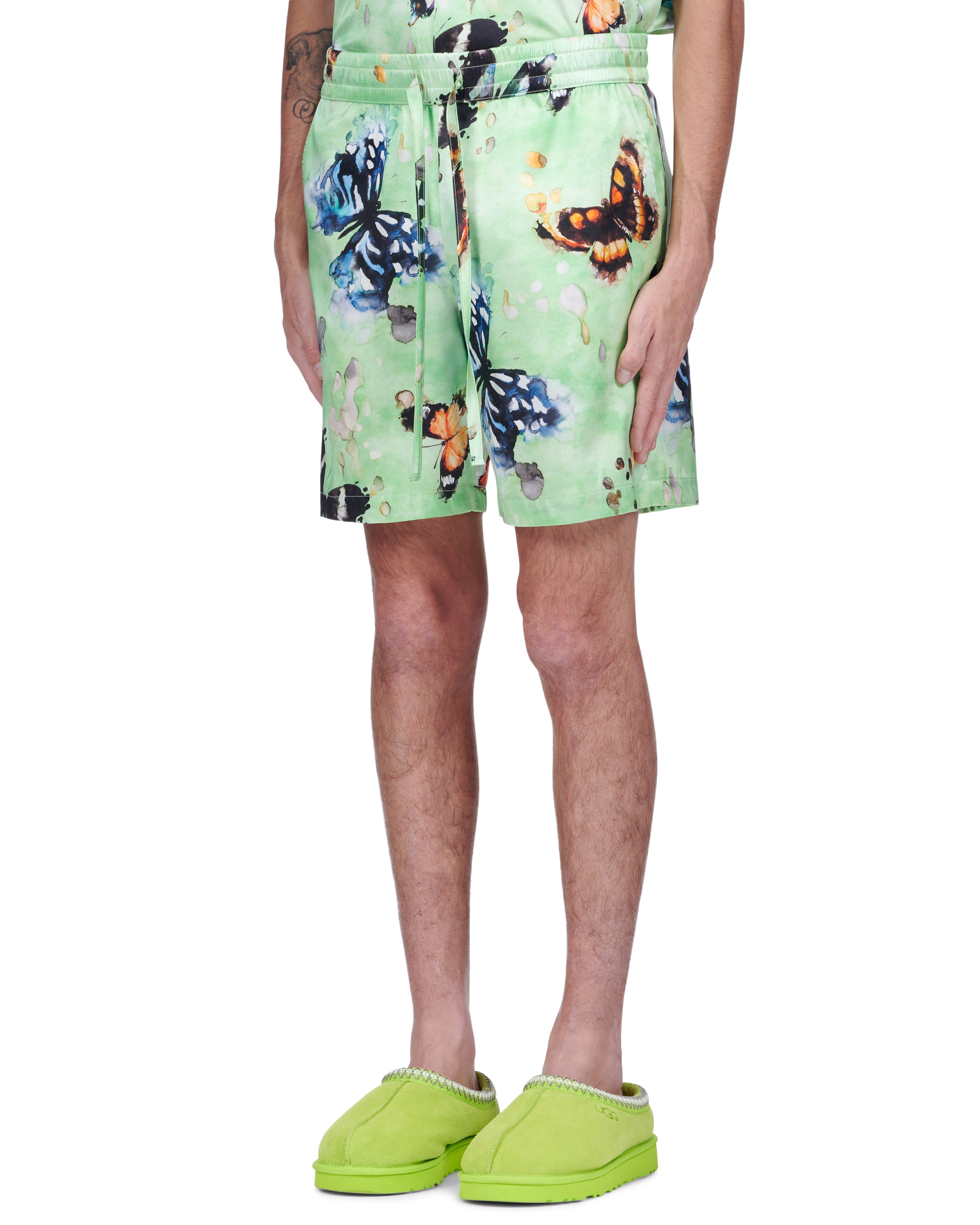 BUTTERFLY SILK SHORTS