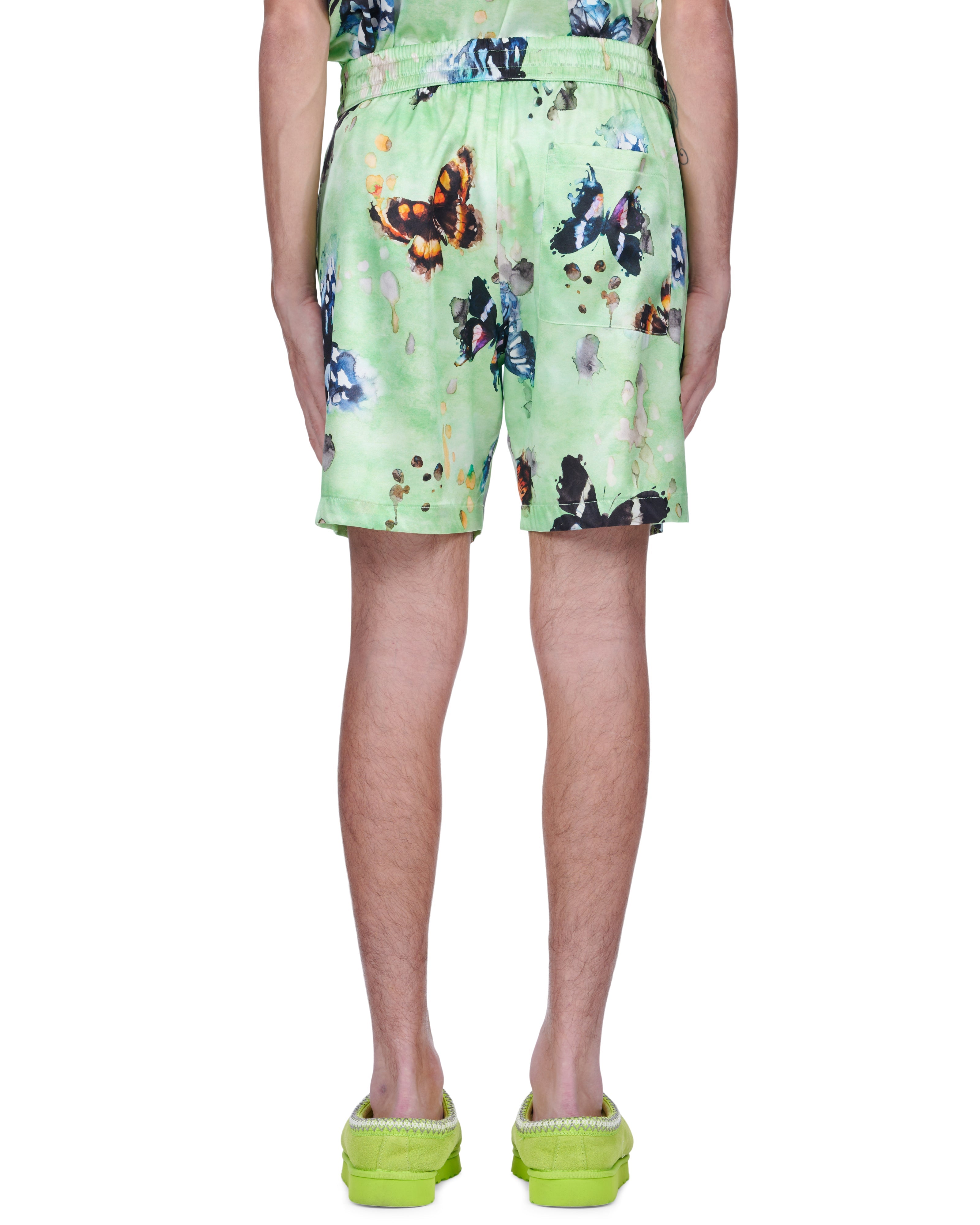 BUTTERFLY SILK SHORTS