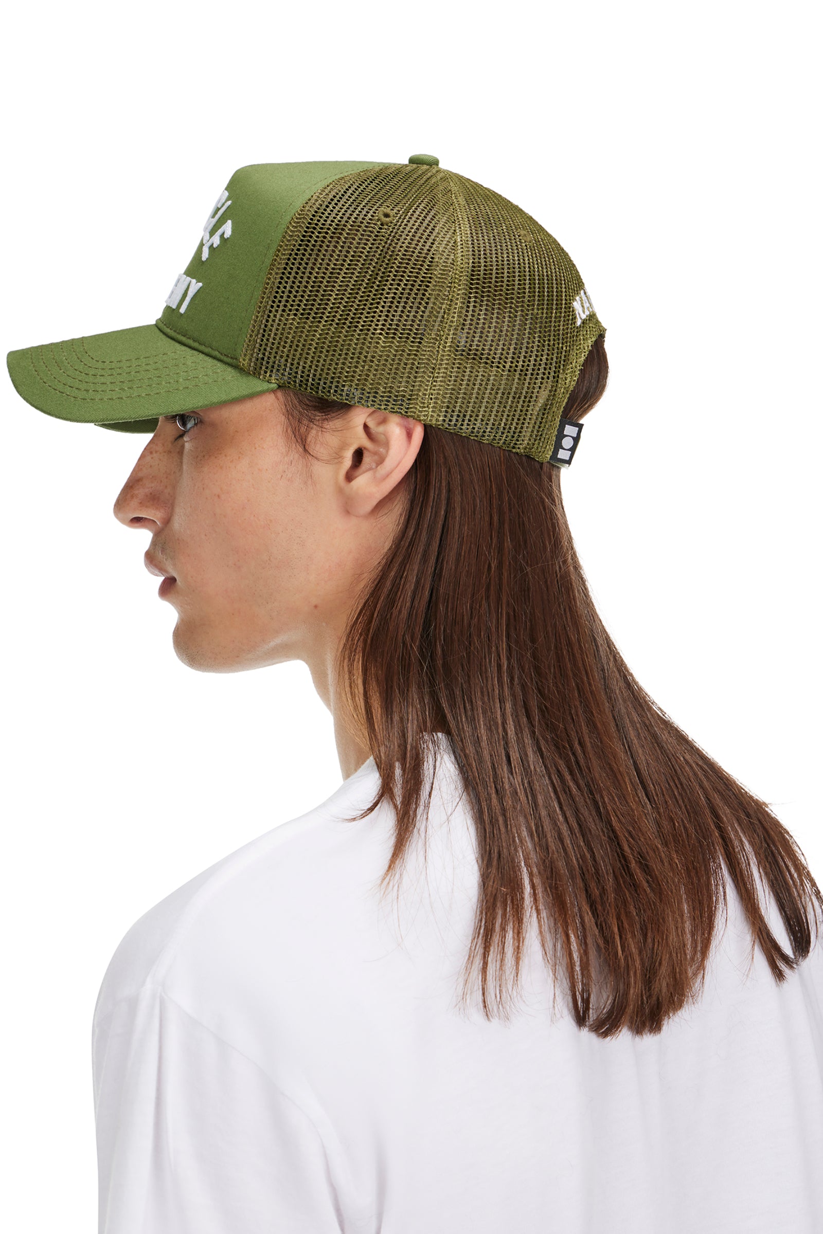 Miracle Academy Trucker Hat in Forest Green