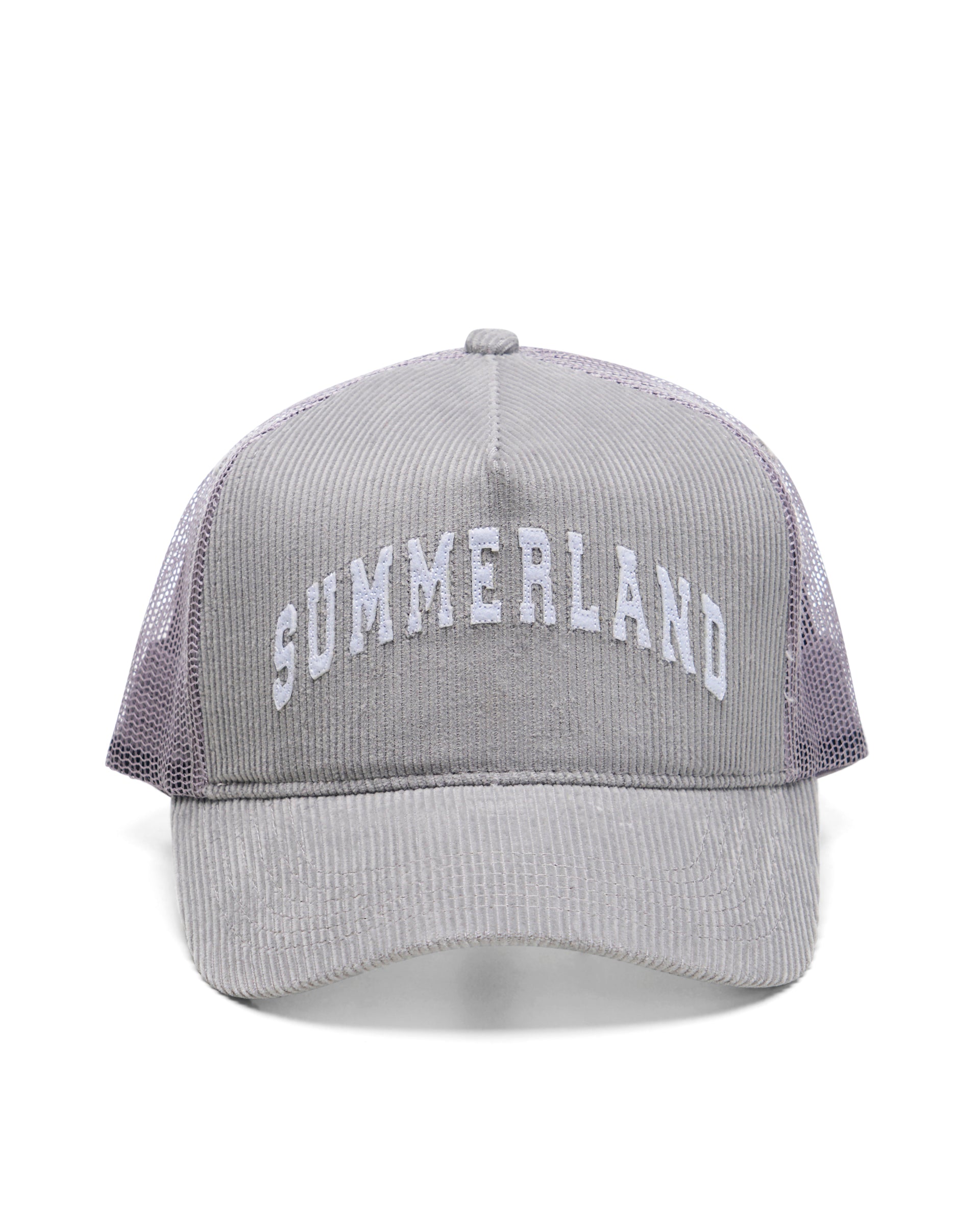 Summerland Corduroy Trucker Hat Grey