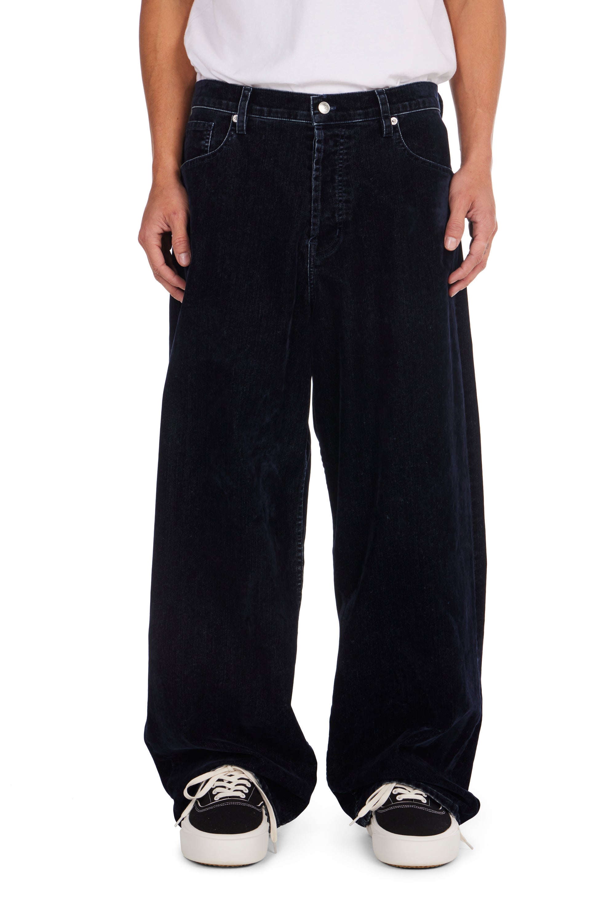 Moleskin Wide Jeans