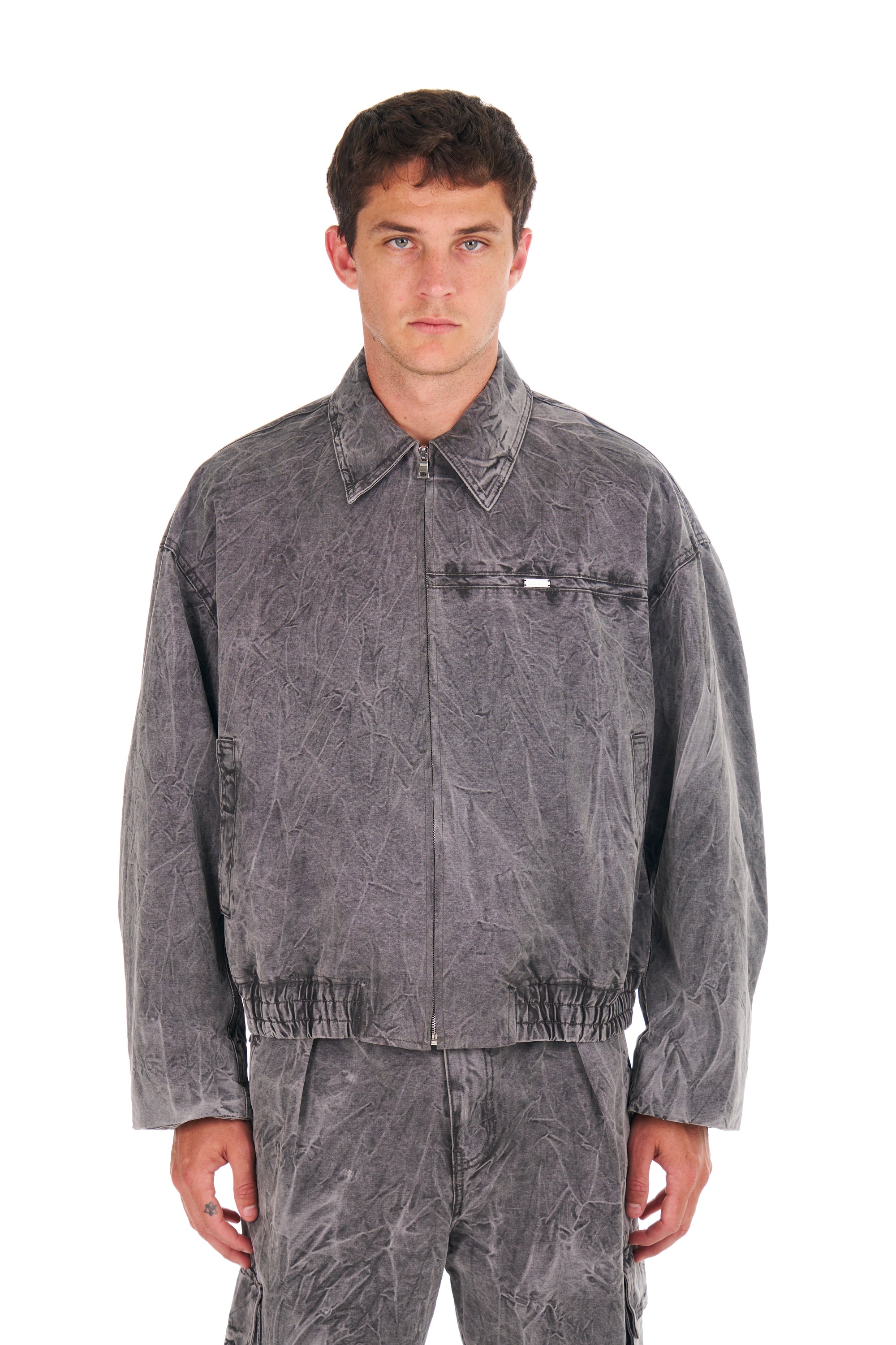 Washed Oversized Bomber