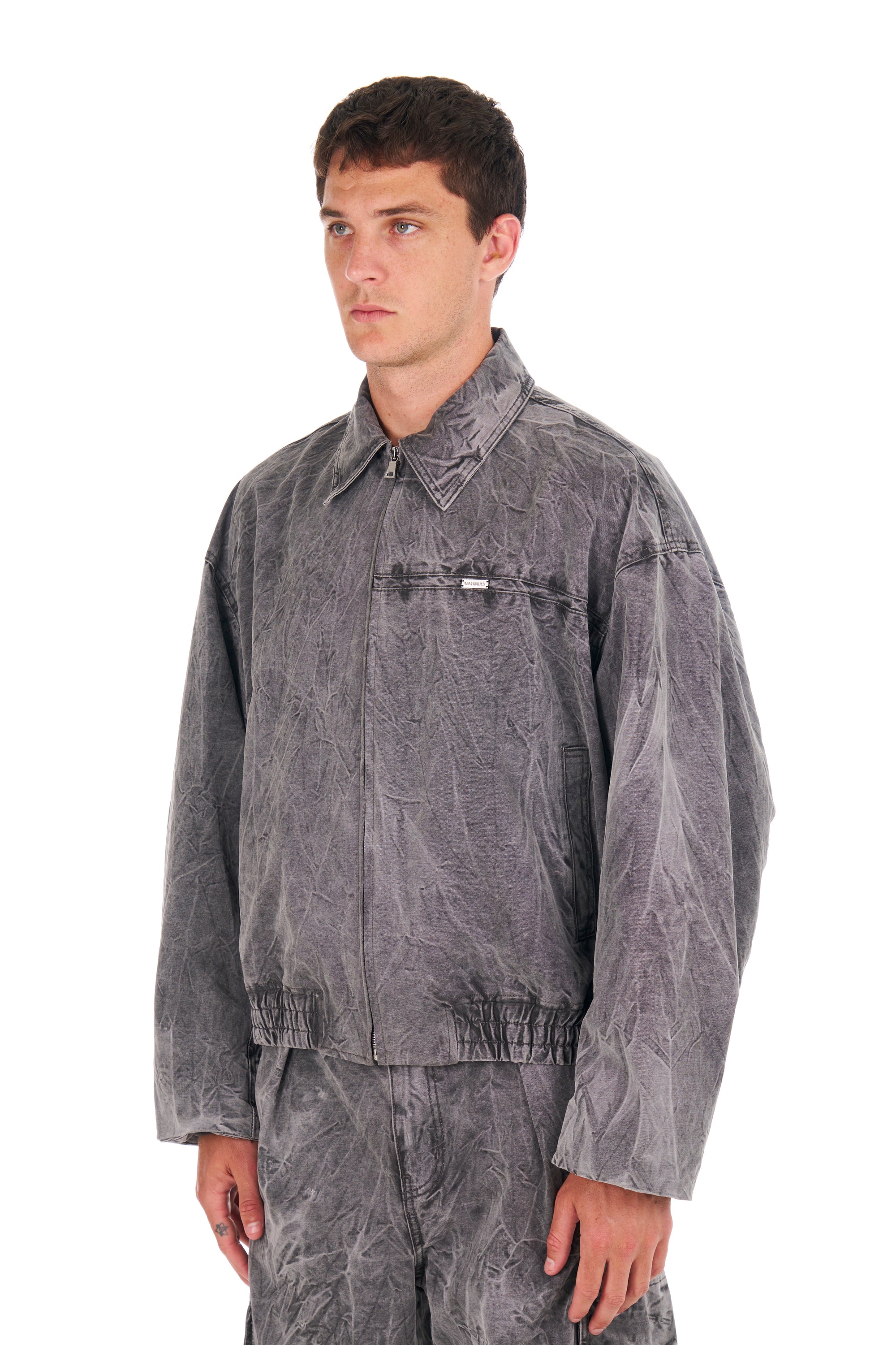 Washed Oversized Bomber