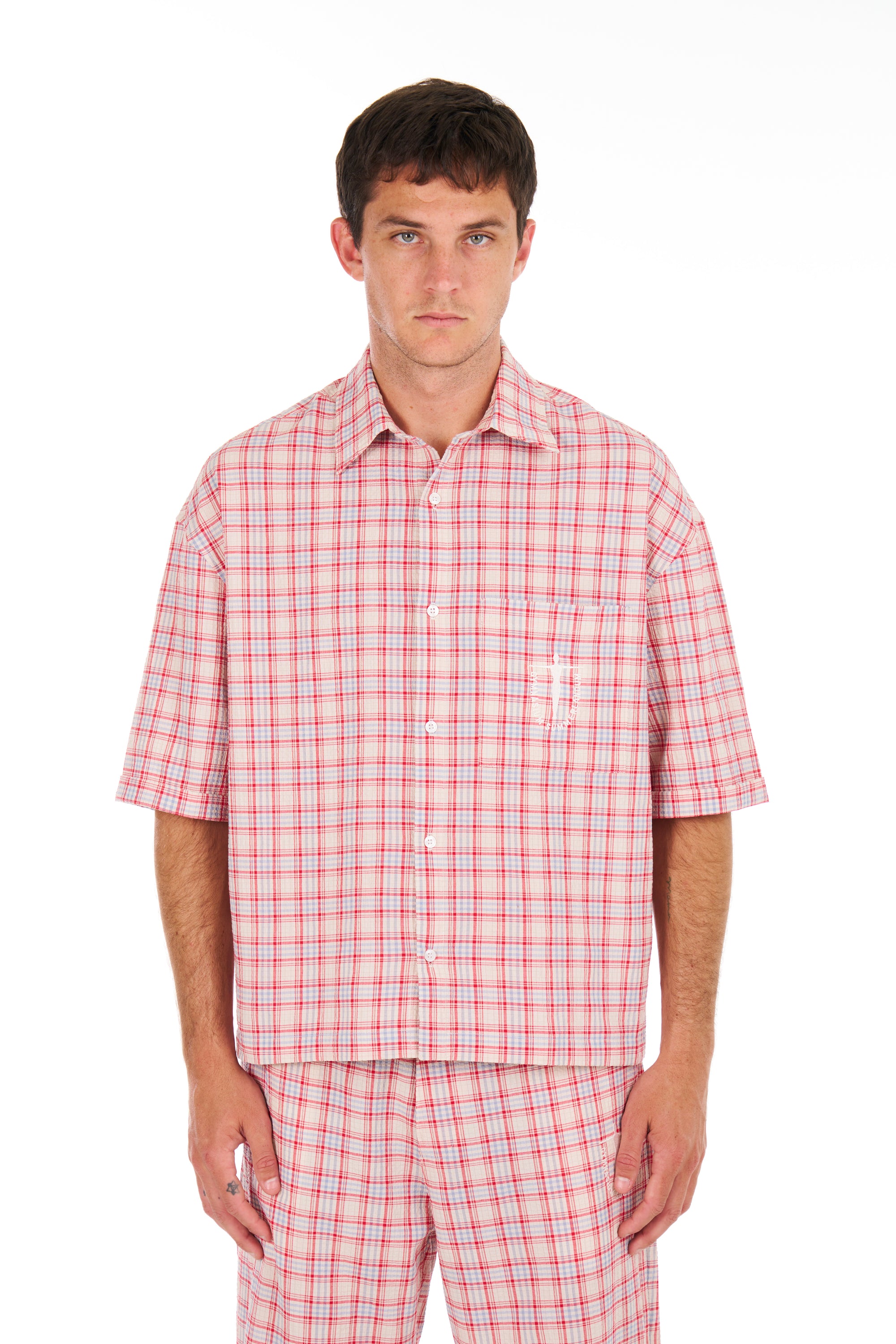 Plaid Summerland Cropped S/S Shirt