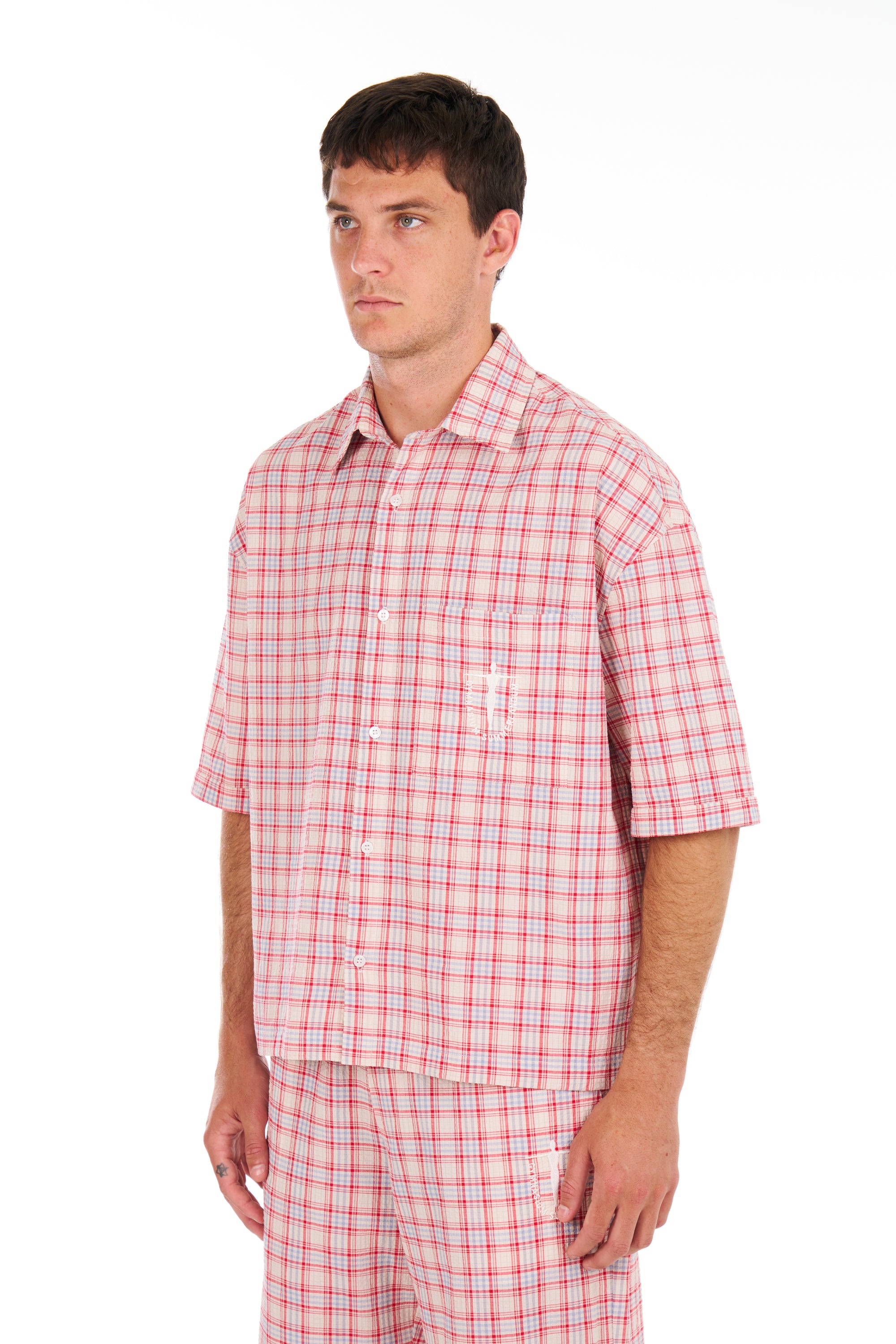 Plaid Summerland Cropped S/S Shirt