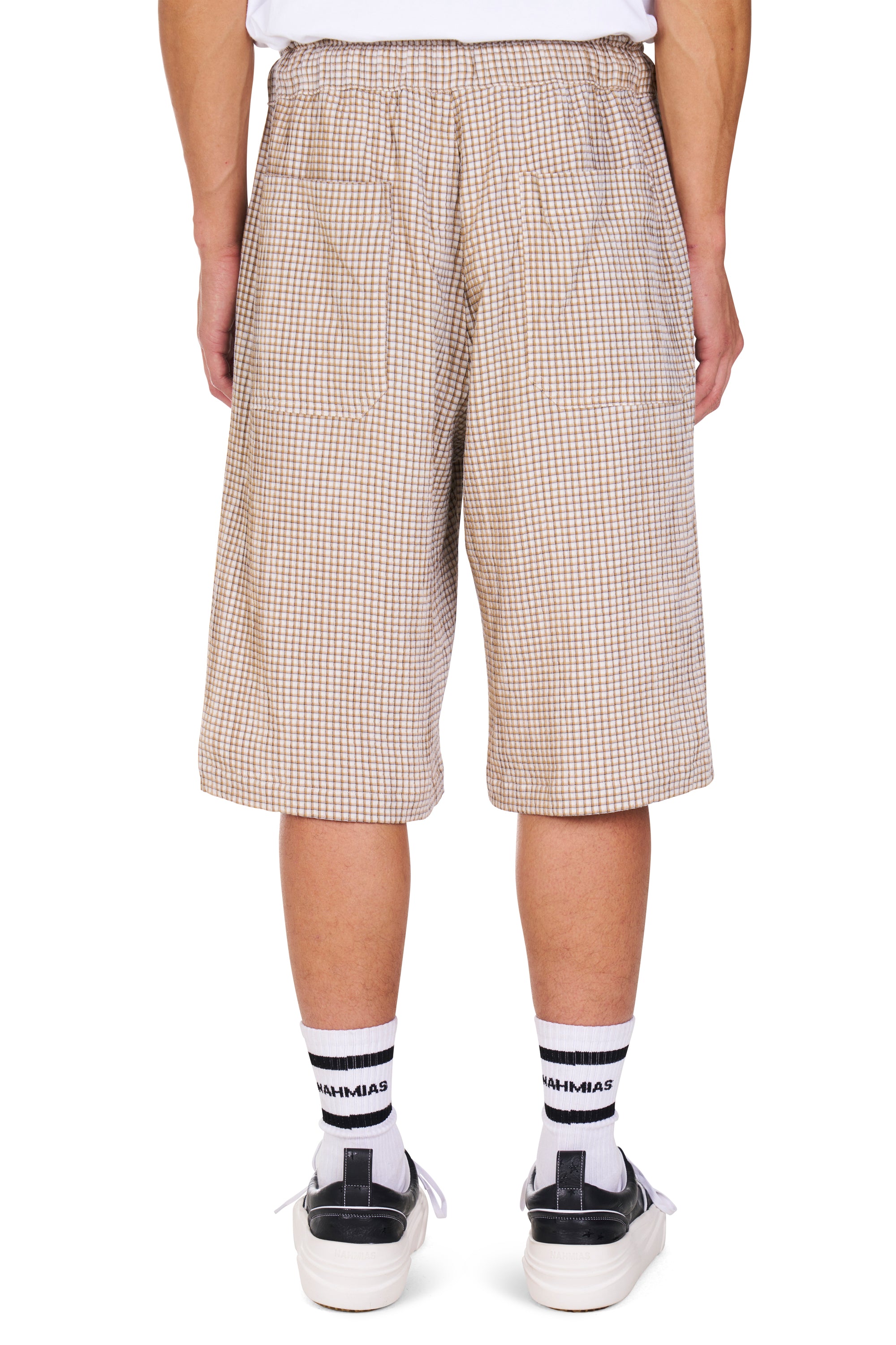 Summer Plaid Baggy Shorts