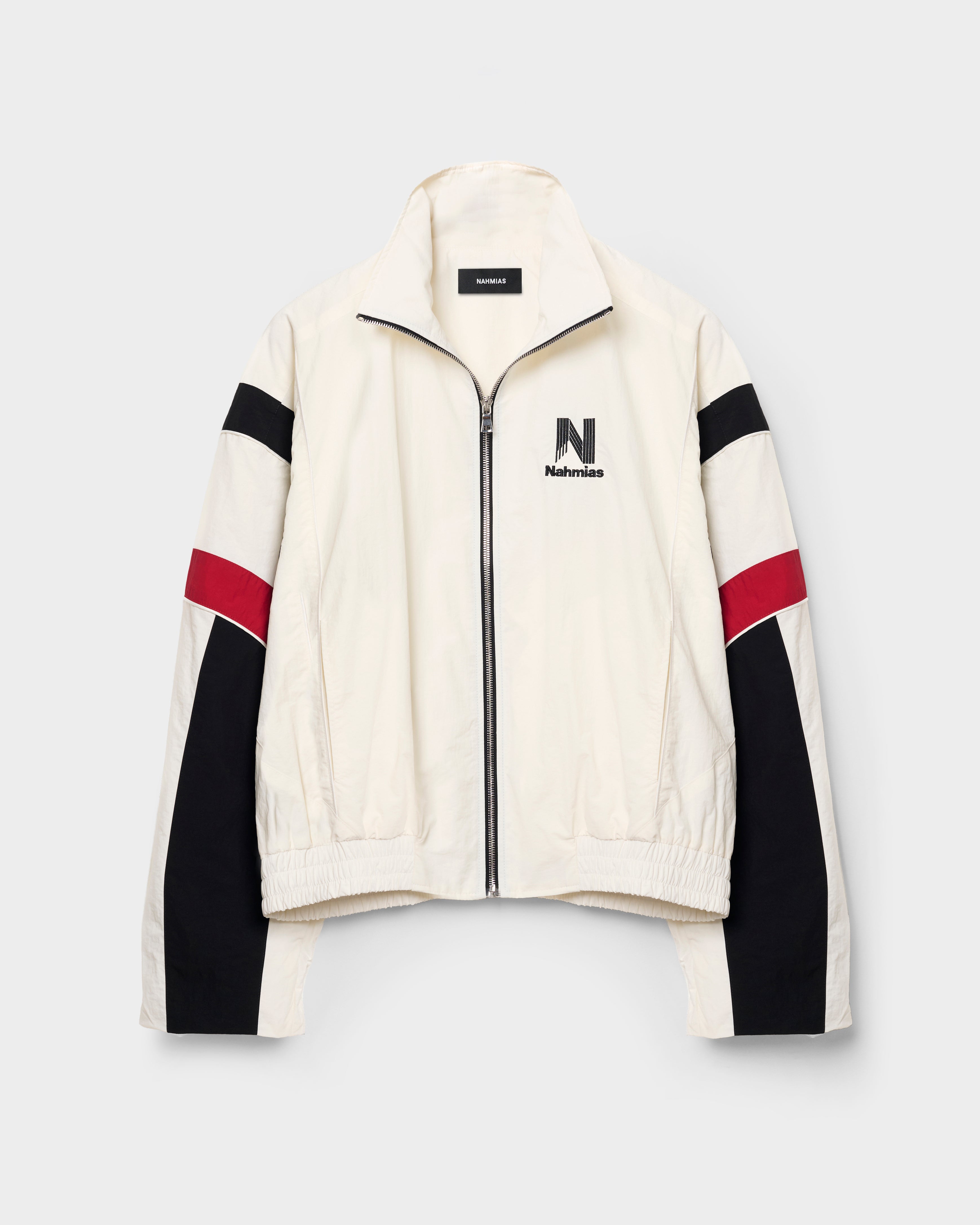 Warm Up Jacket White – NAHMIAS