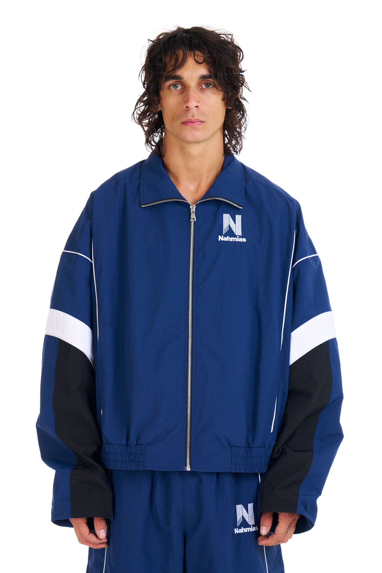 Warm Up Jacket in Cobalt – NAHMIAS