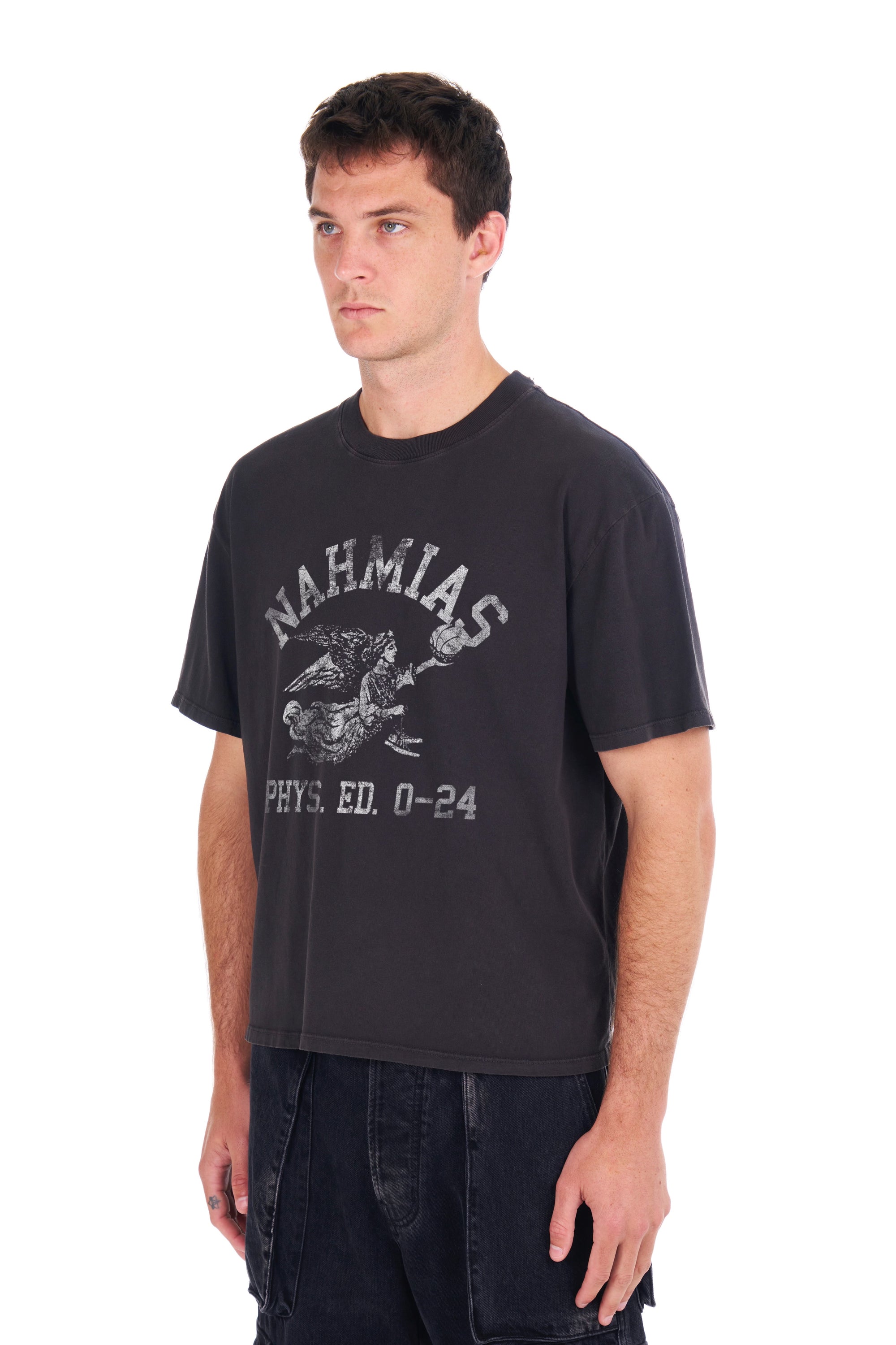 PHYS. ED. Boxy T-shirt in Black