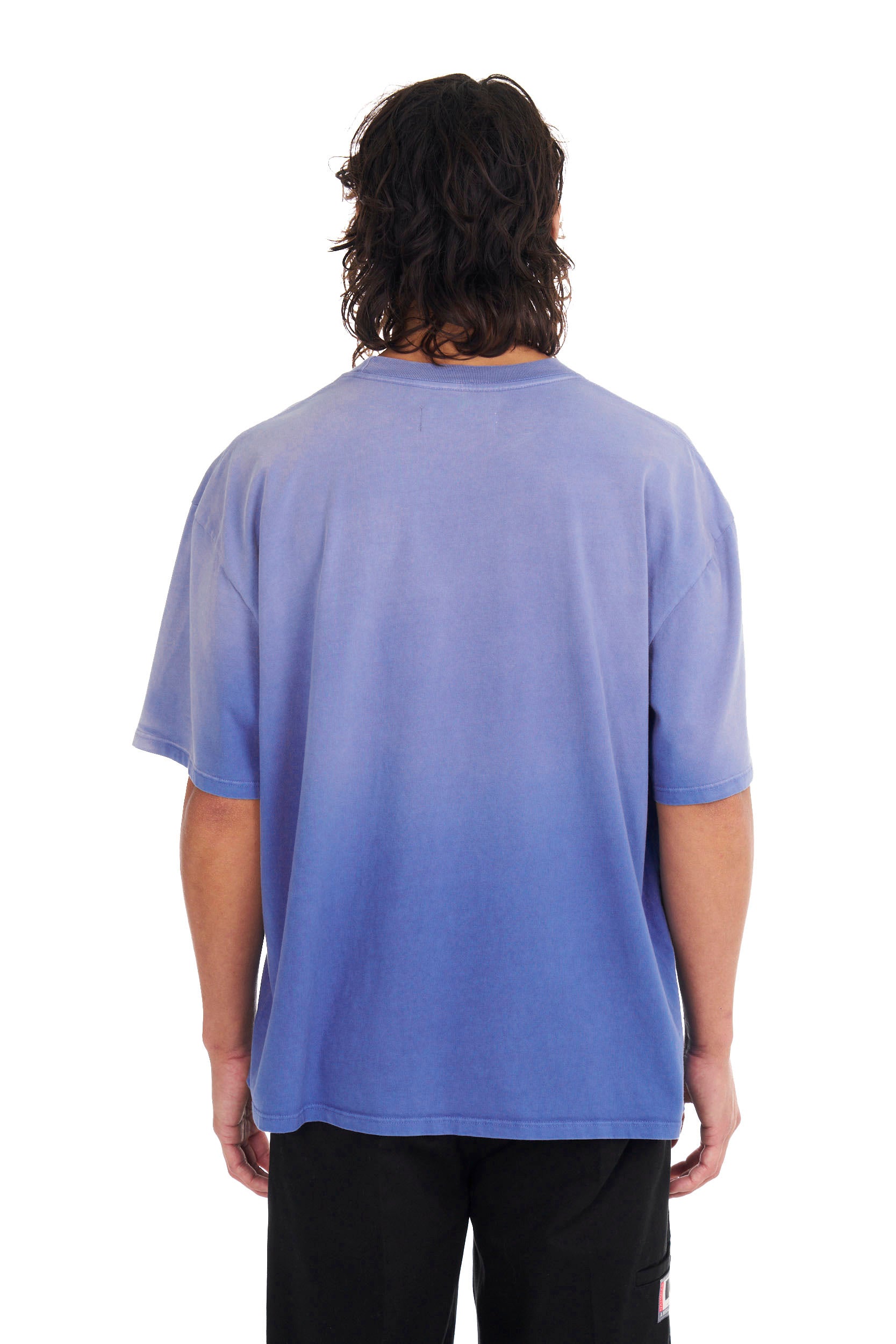 Aged Logo Boxy T-shirt in Aged Blue