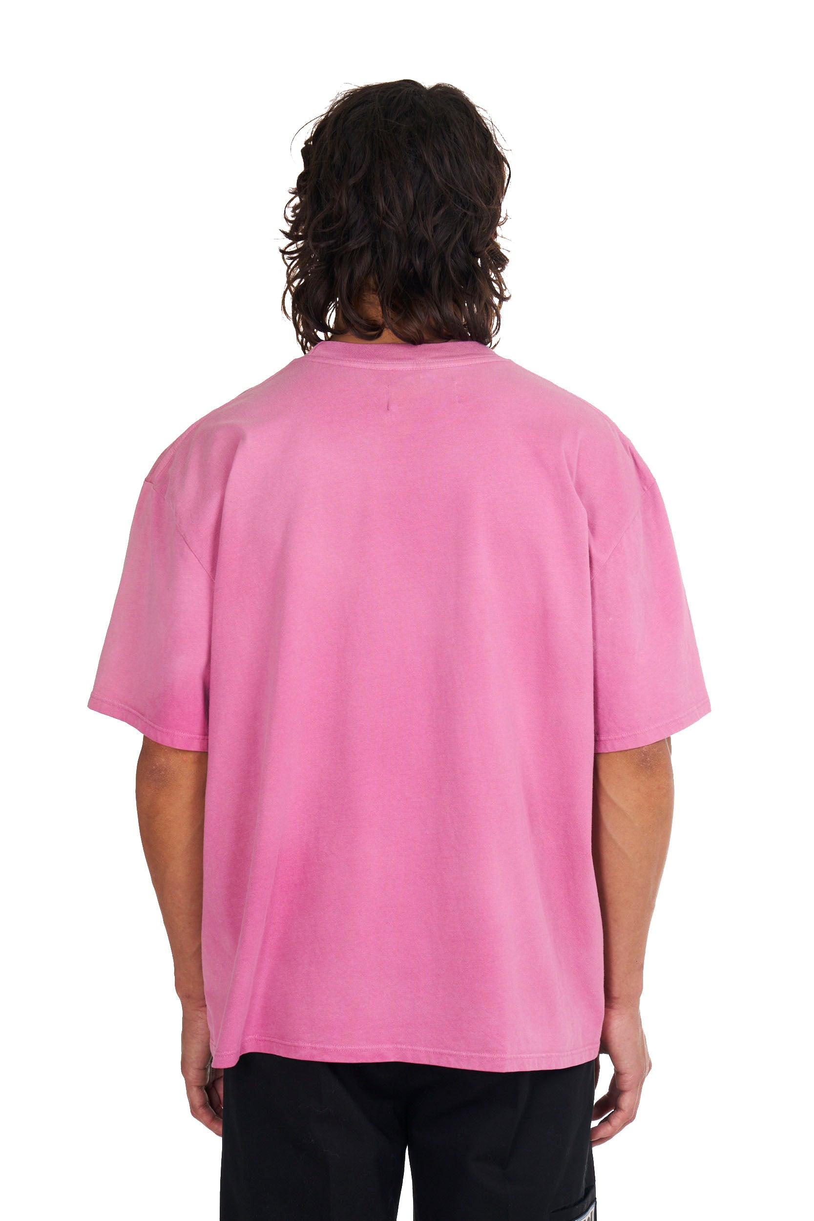 Aged Logo Boxy T-shirt in Aged Pink