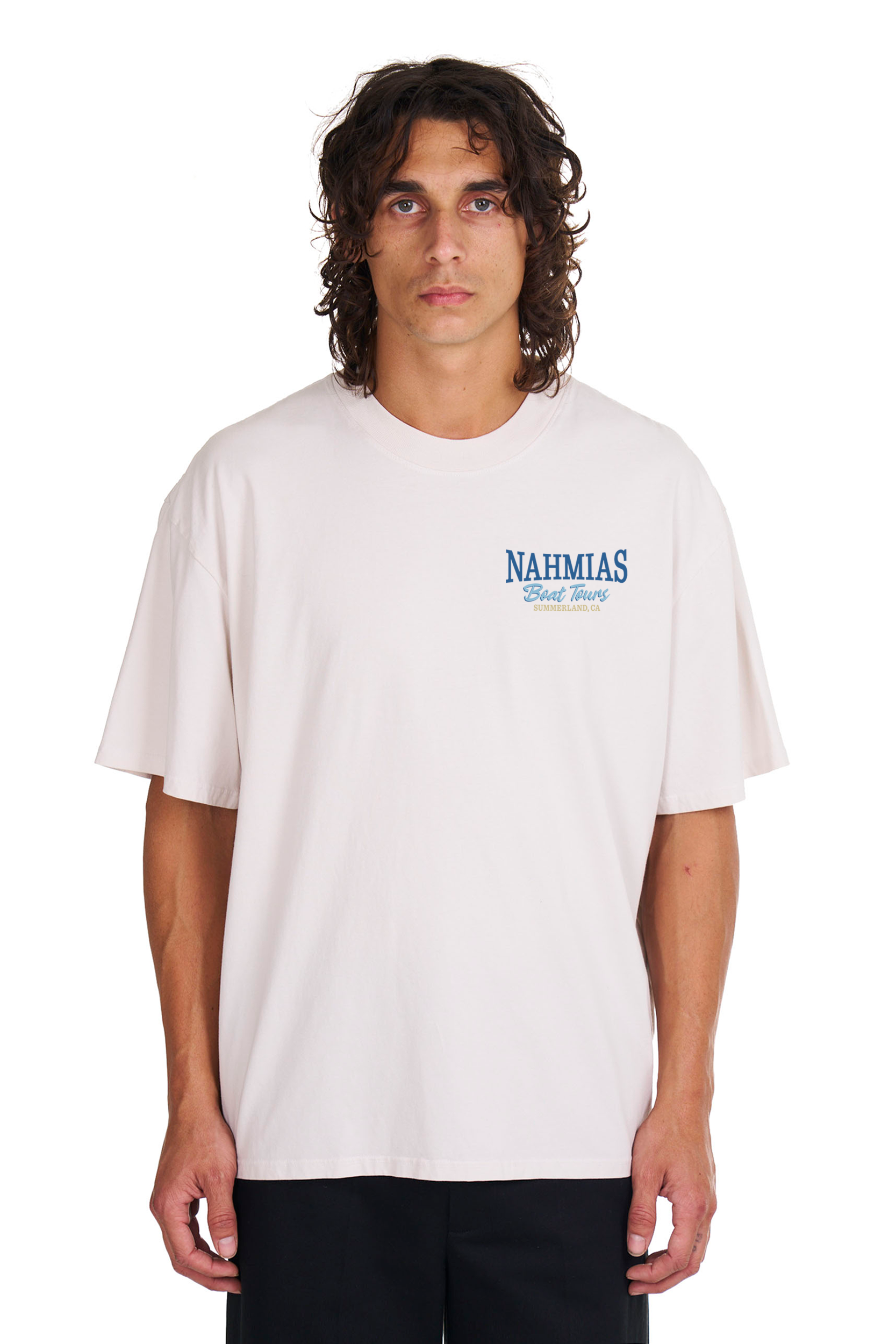 Boat Tours Boxy T-shirt – NAHMIAS