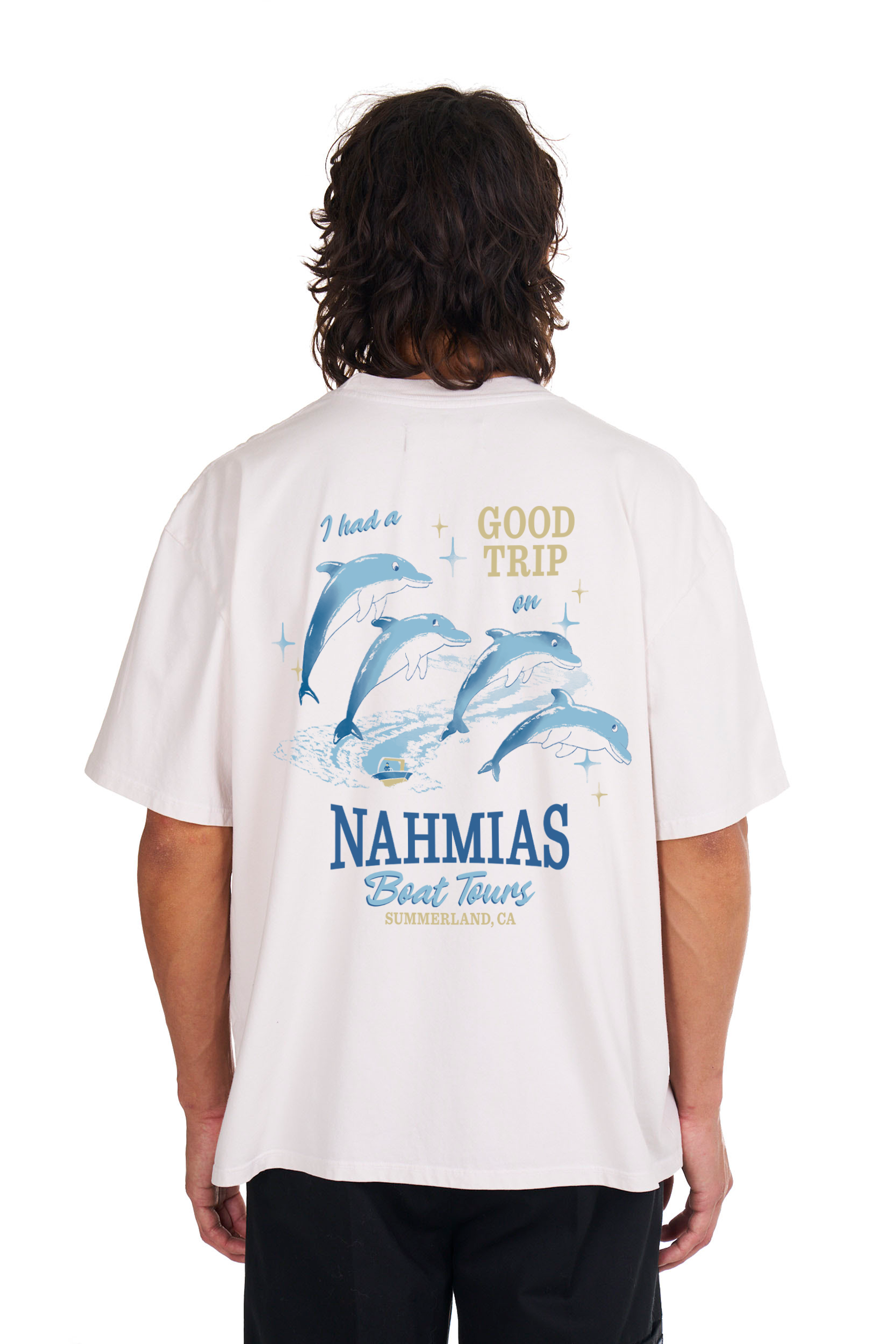 Boat Tours Boxy T-shirt – NAHMIAS