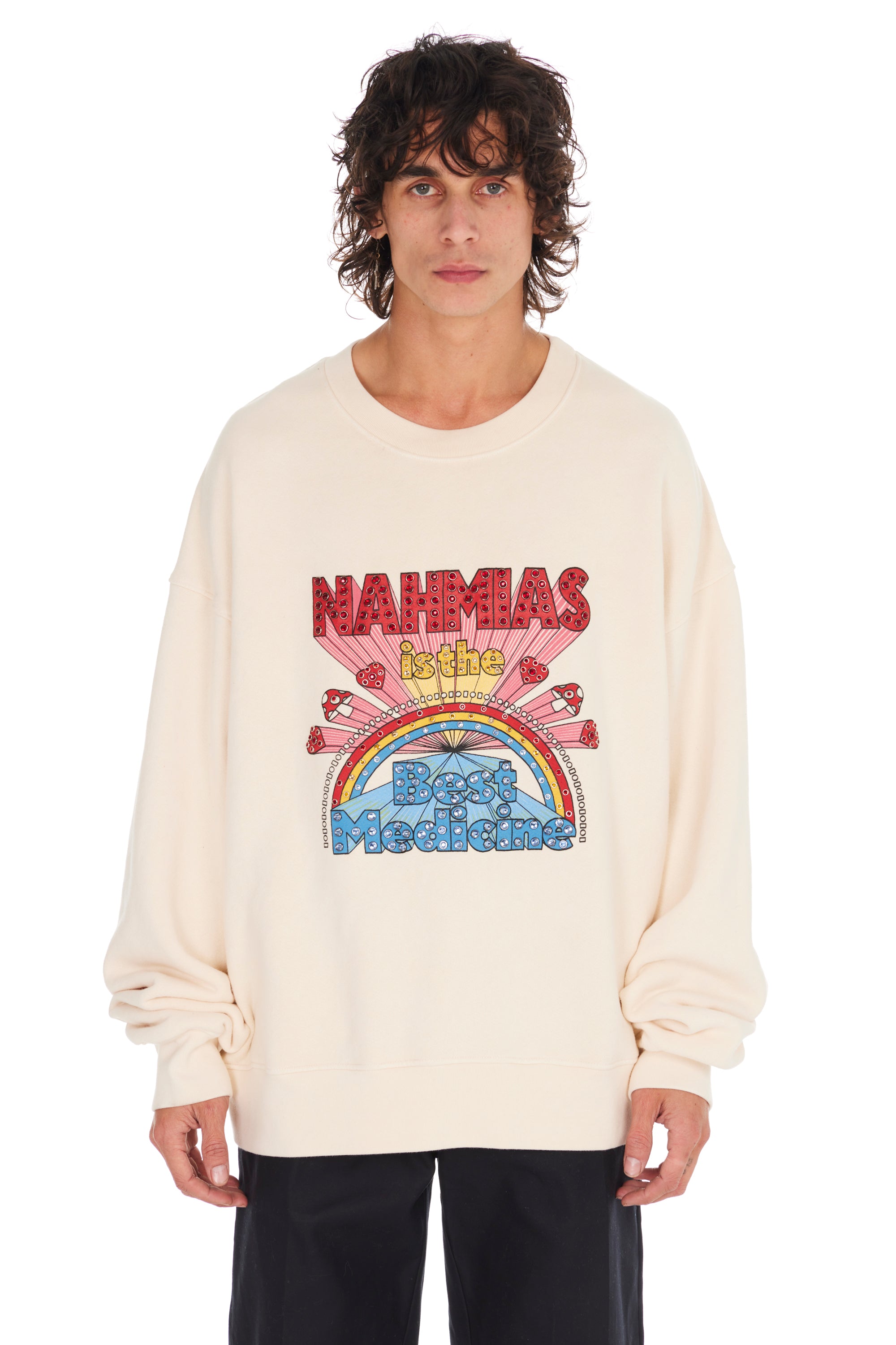 Medicine Crystal Crewneck – NAHMIAS