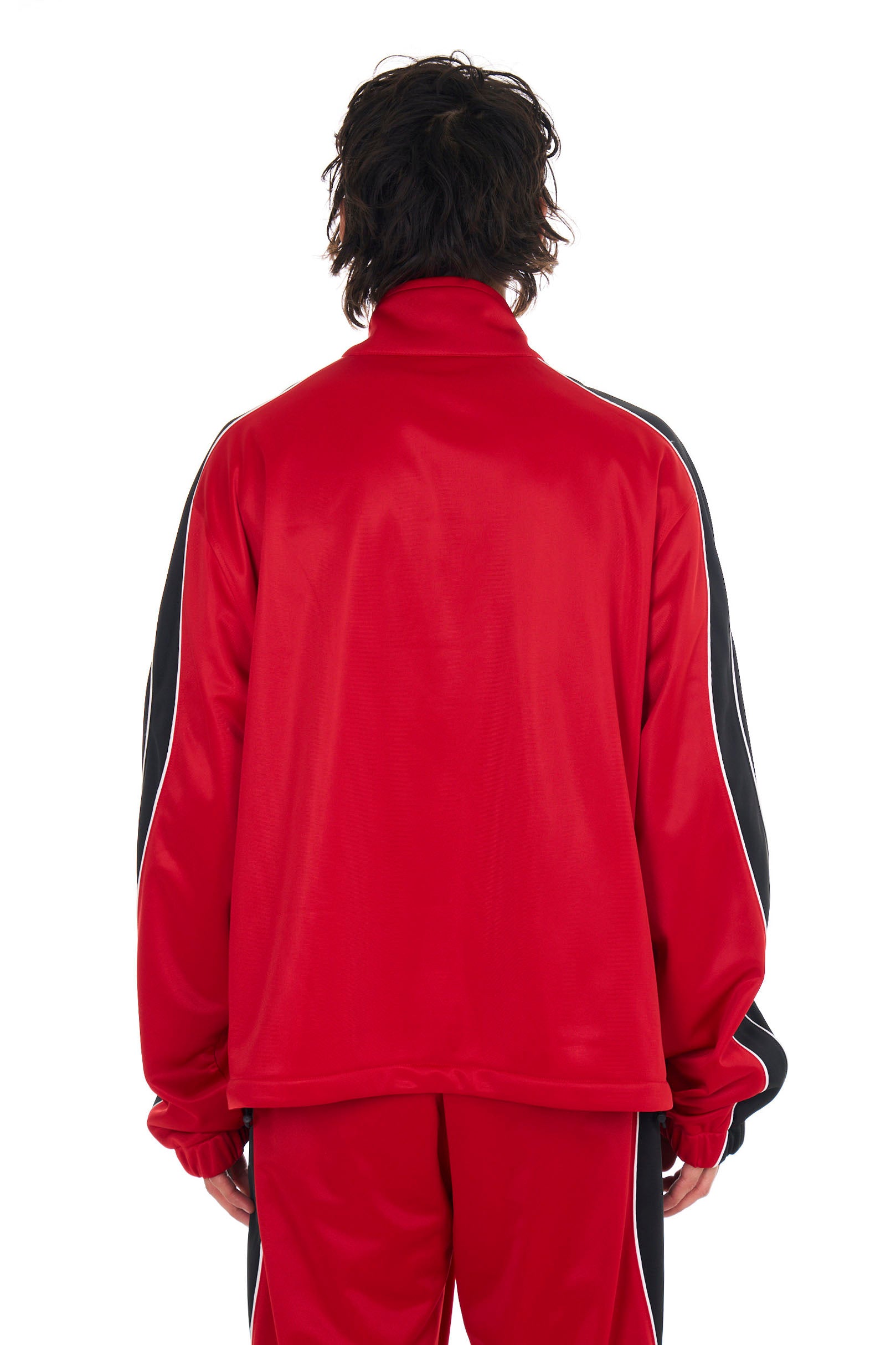 Zip Up Track Jacket in Cherry – NAHMIAS