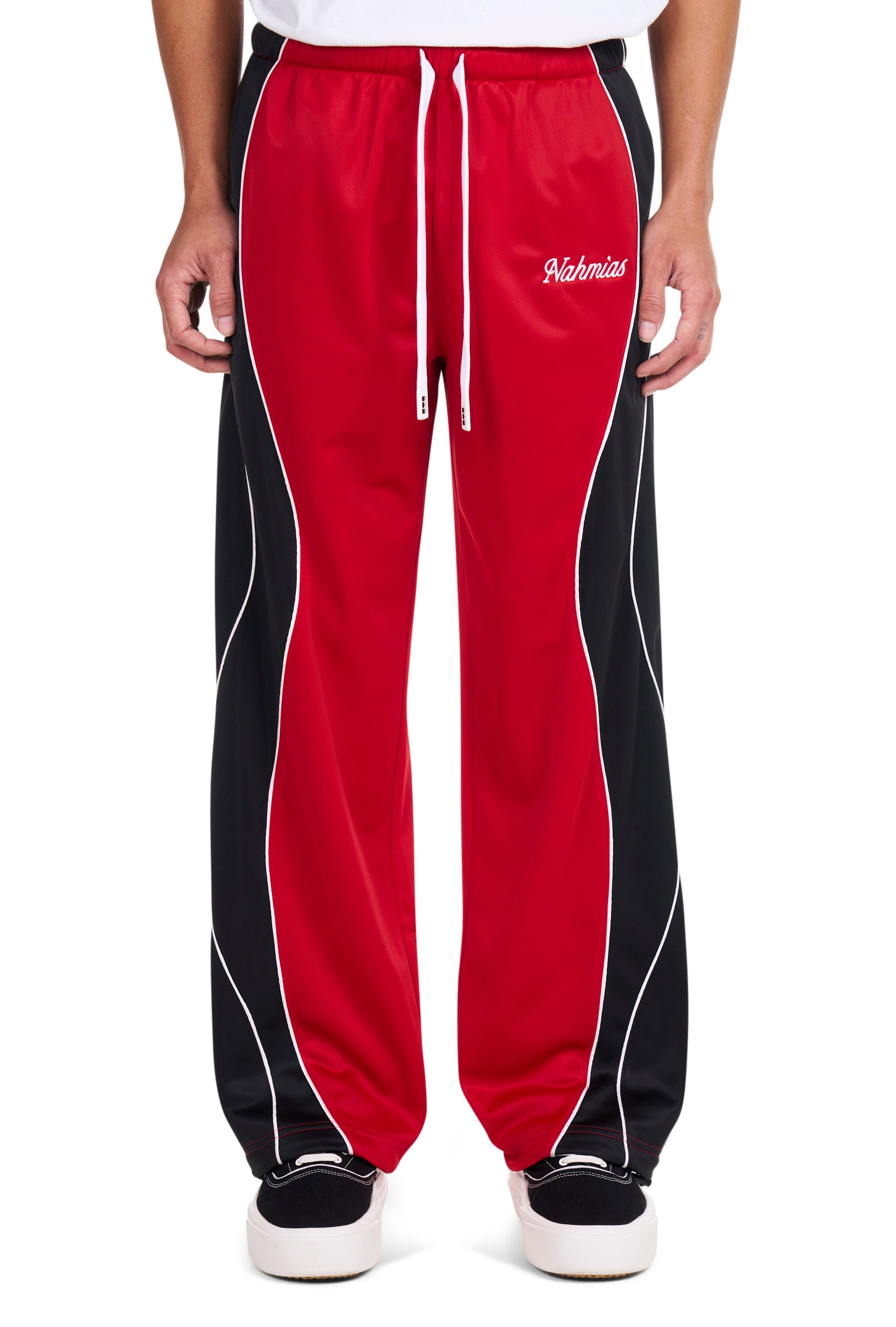 パンツ Awesome Boy REMAKE PISTE PATCHWORK TRACK Vertex Track Pant (Sam X Five) Black | Five The Label