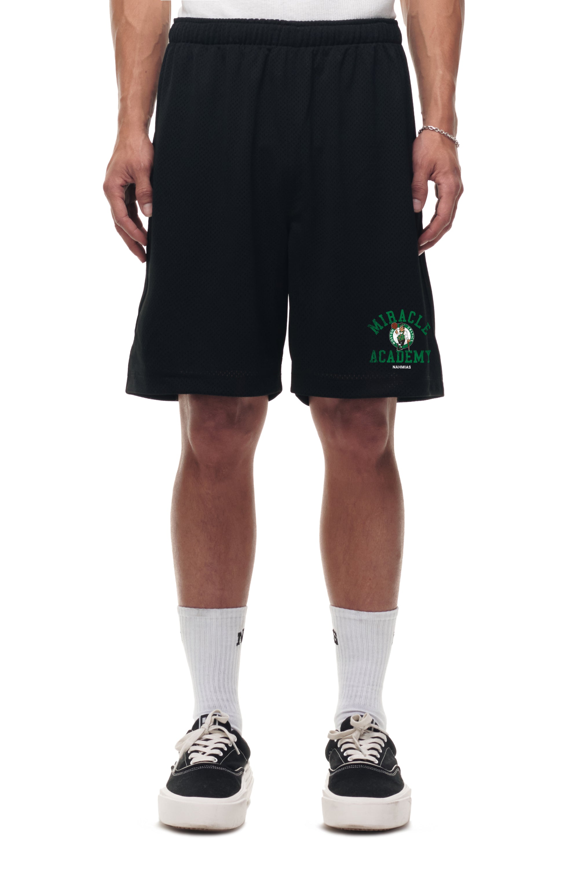 Celtics X Miracle Academy Baggy P.E. Shorts – NAHMIAS