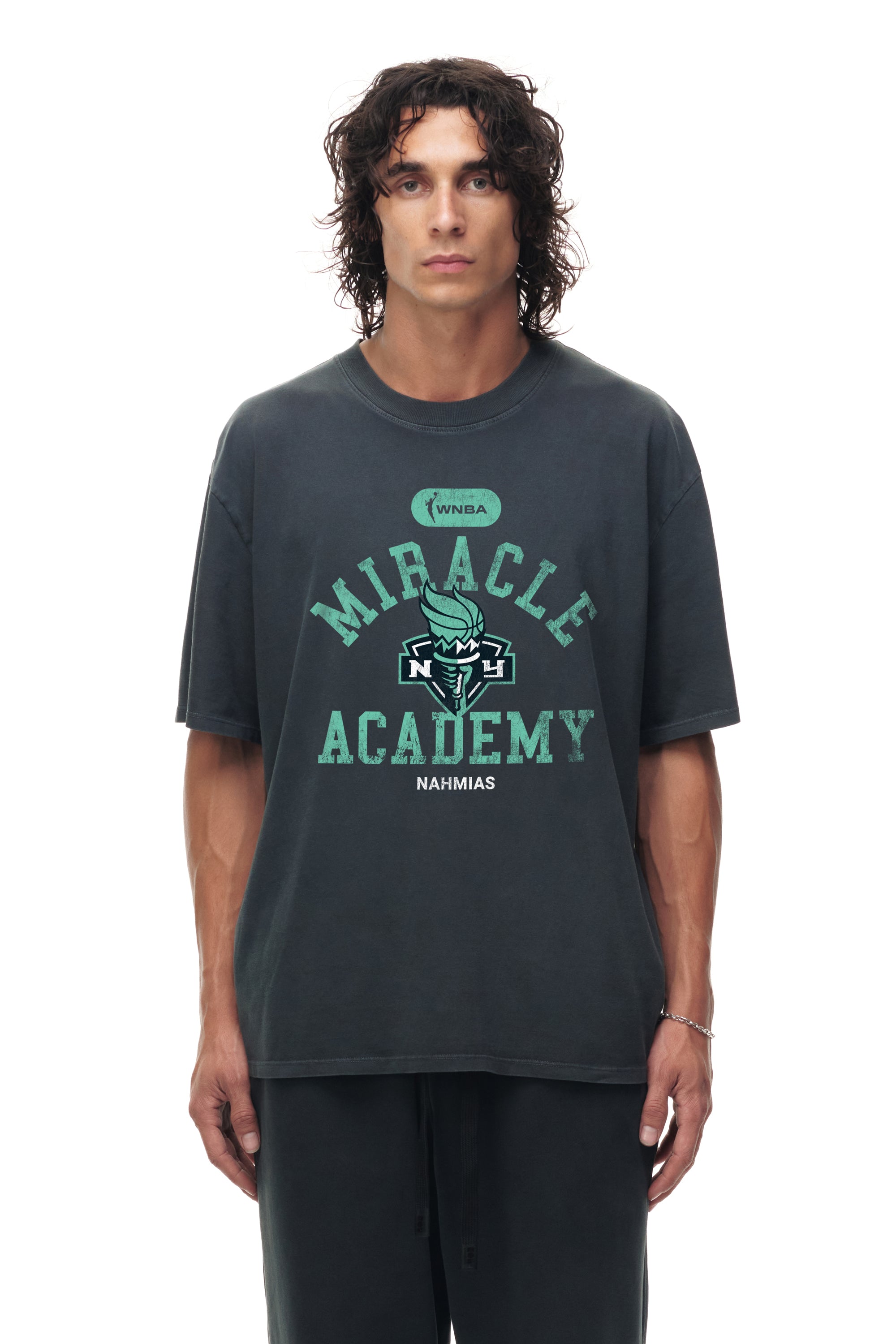 【THE ACADEMY NEWYORK 】ALL ADMISSION Tシャツ Knicks X Miracle Academy Boxy T-shirt – NAHMIAS